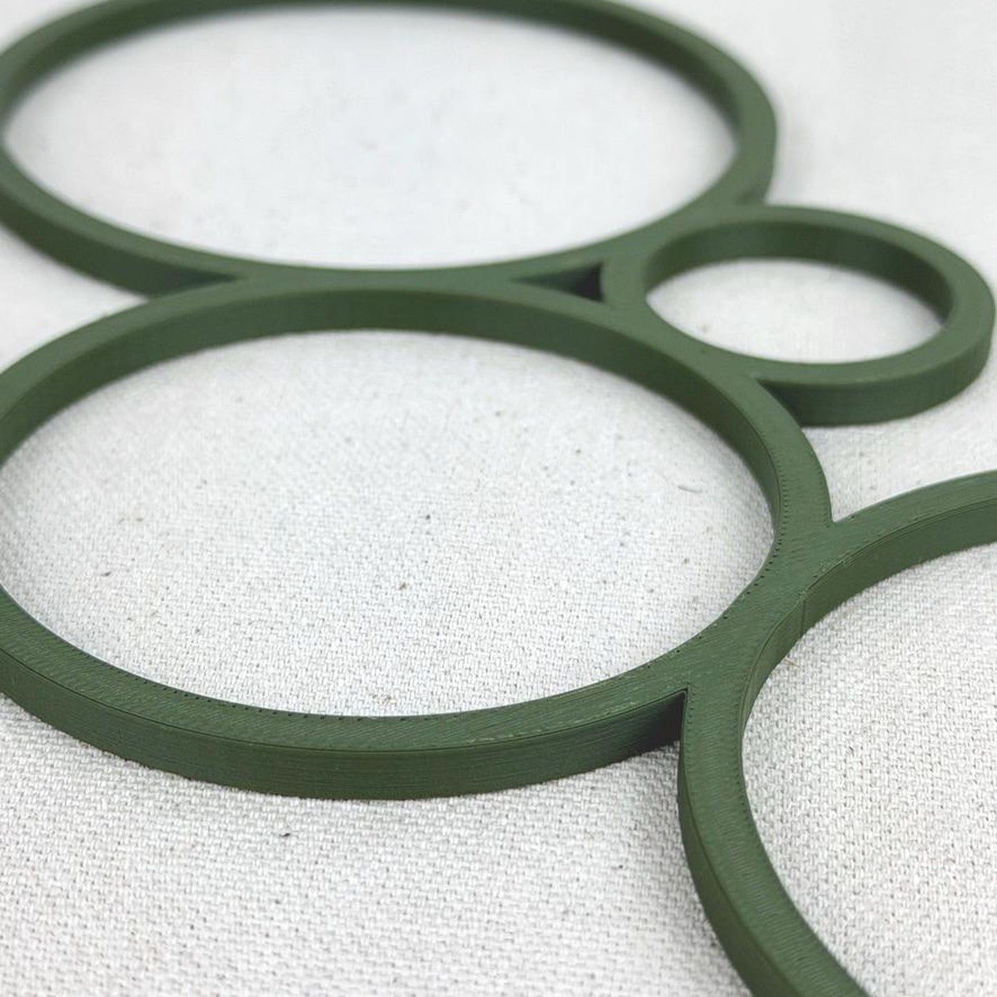 Bubble Inspired Plant Trellis, Modern Plant Support, Geometric Circles, Indoor Garden Decor, 11.5" tall