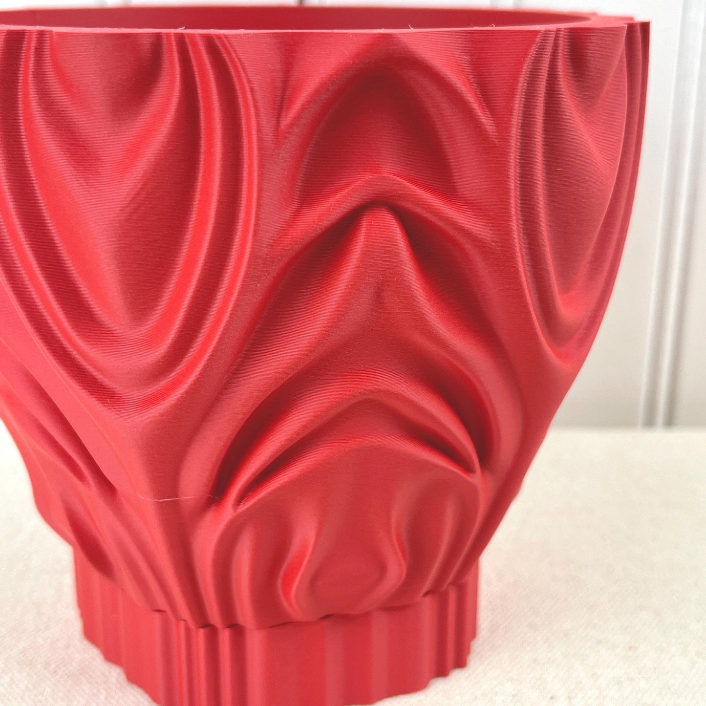 Corru Planter Pot, Indoor Flower Pot, Tabletop Planter