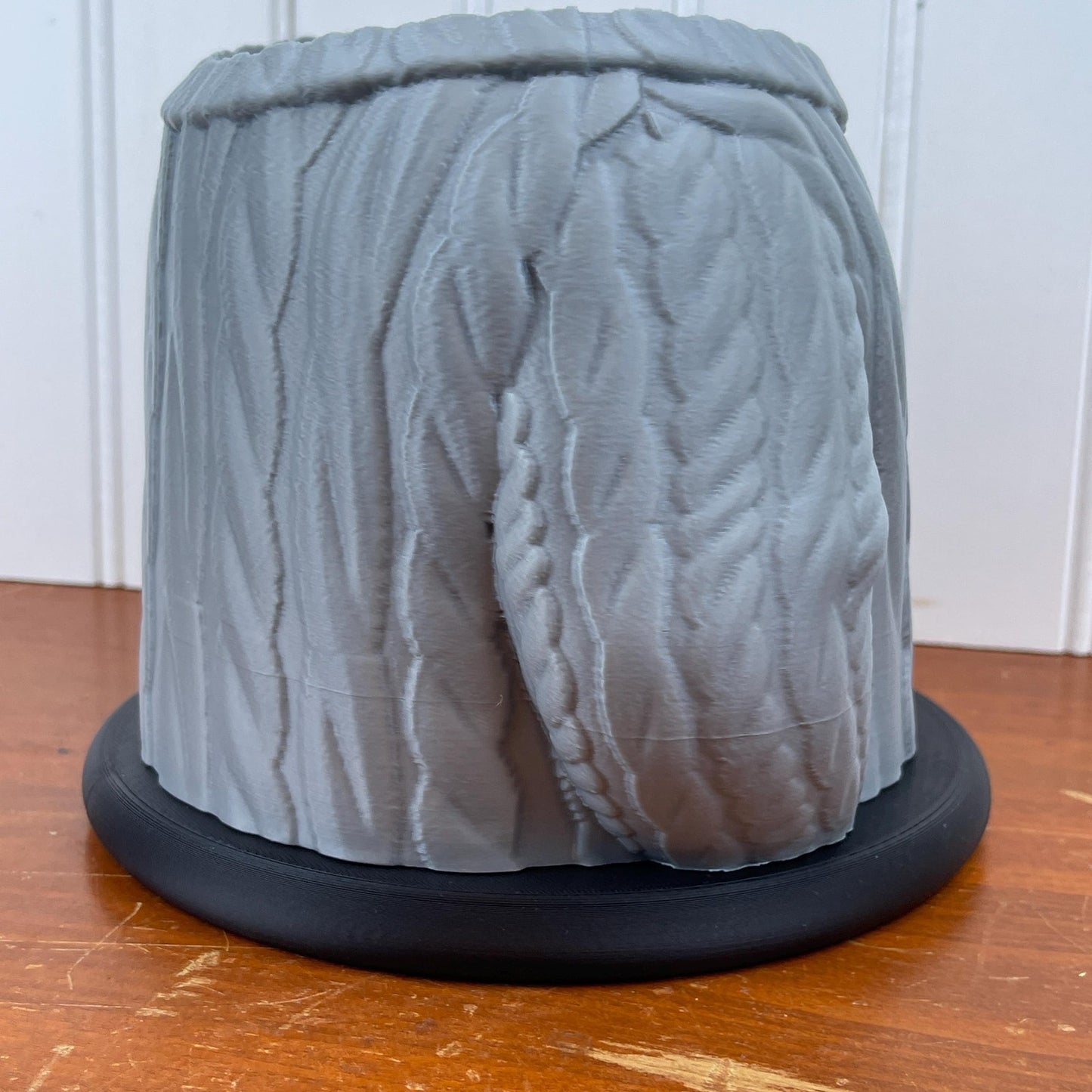 Wool Sweater Indoor Planter Pot, Cable Knit Flower Pot, Planter, Quirky Unique Planter