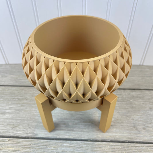 3D Planter Pot, The Cinor Planter, Indoor Flower Pot. Succulent Cactus Monstera Plants, Ecofriendly