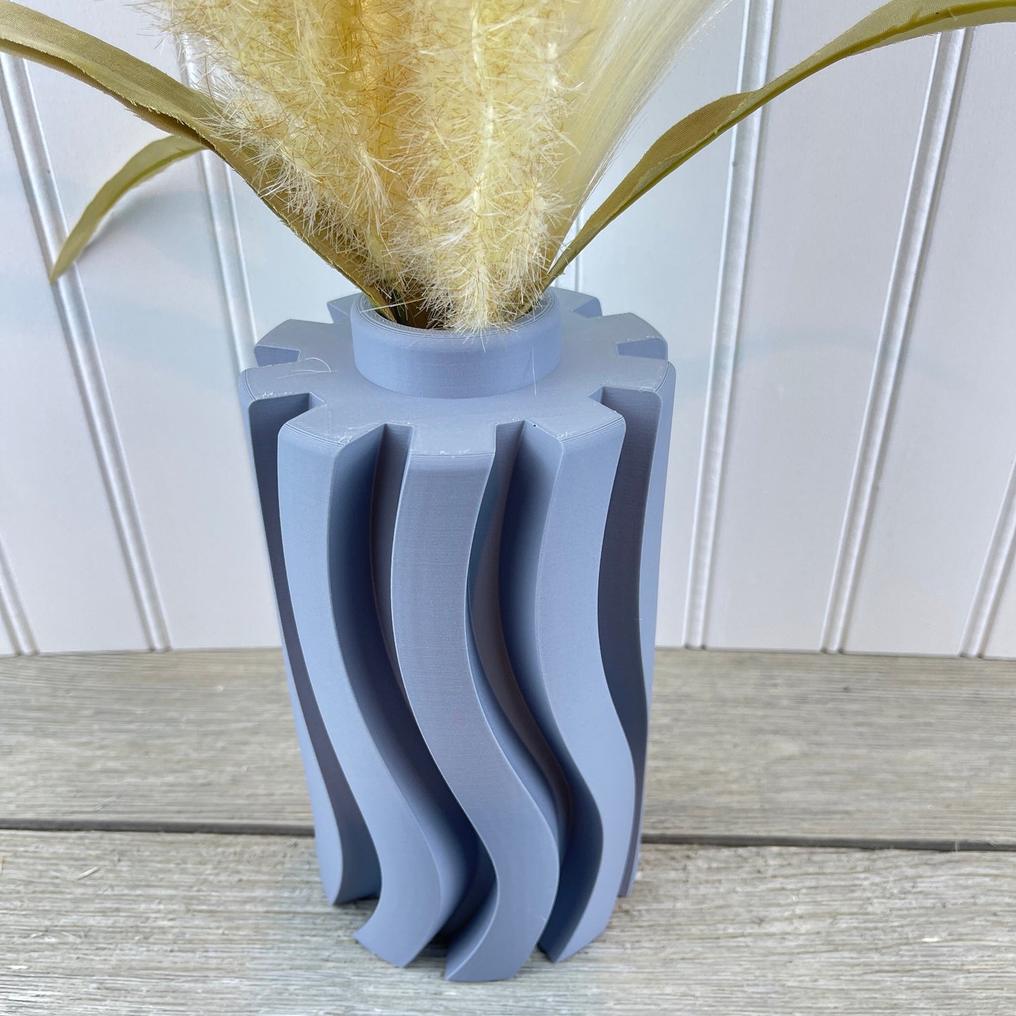 Chunky Wavy Modern Vase, The Orin Vase, Flower Vase