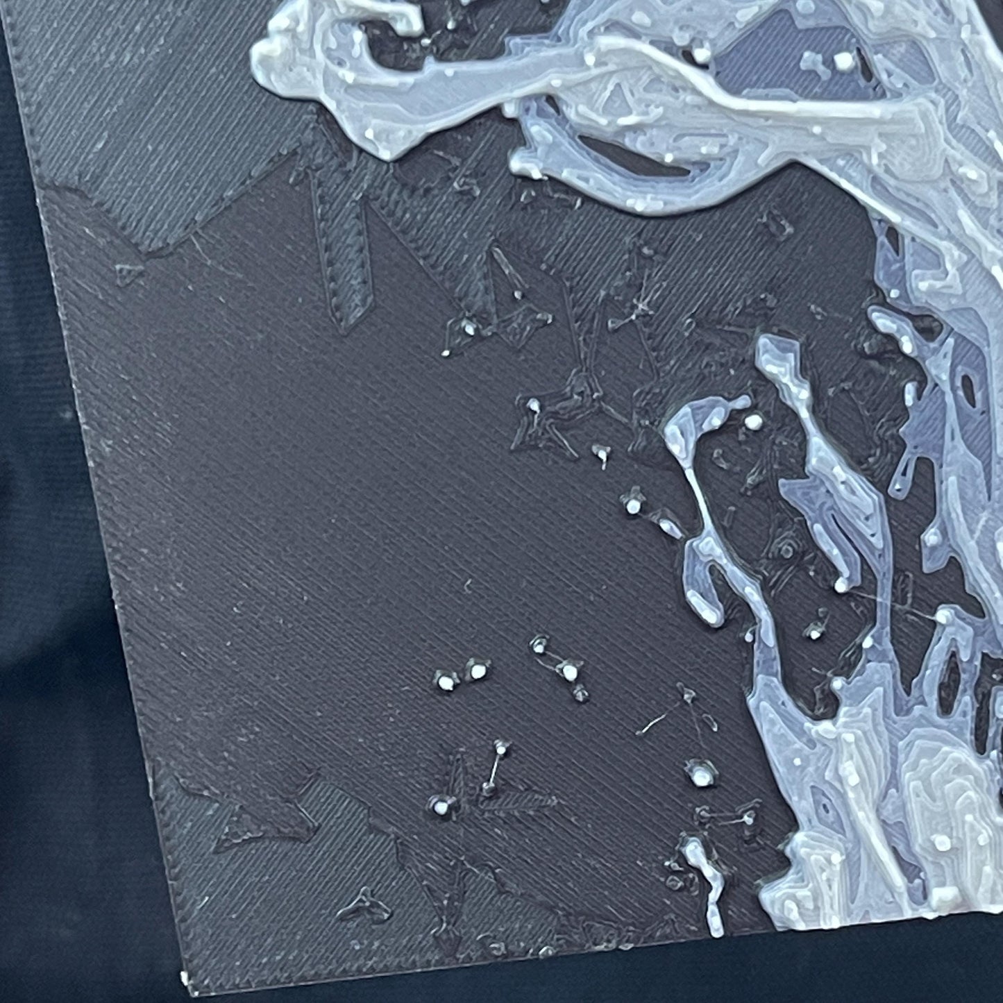 Woman Face Wall Art, Liquid Face Art, Abstract Woman Face