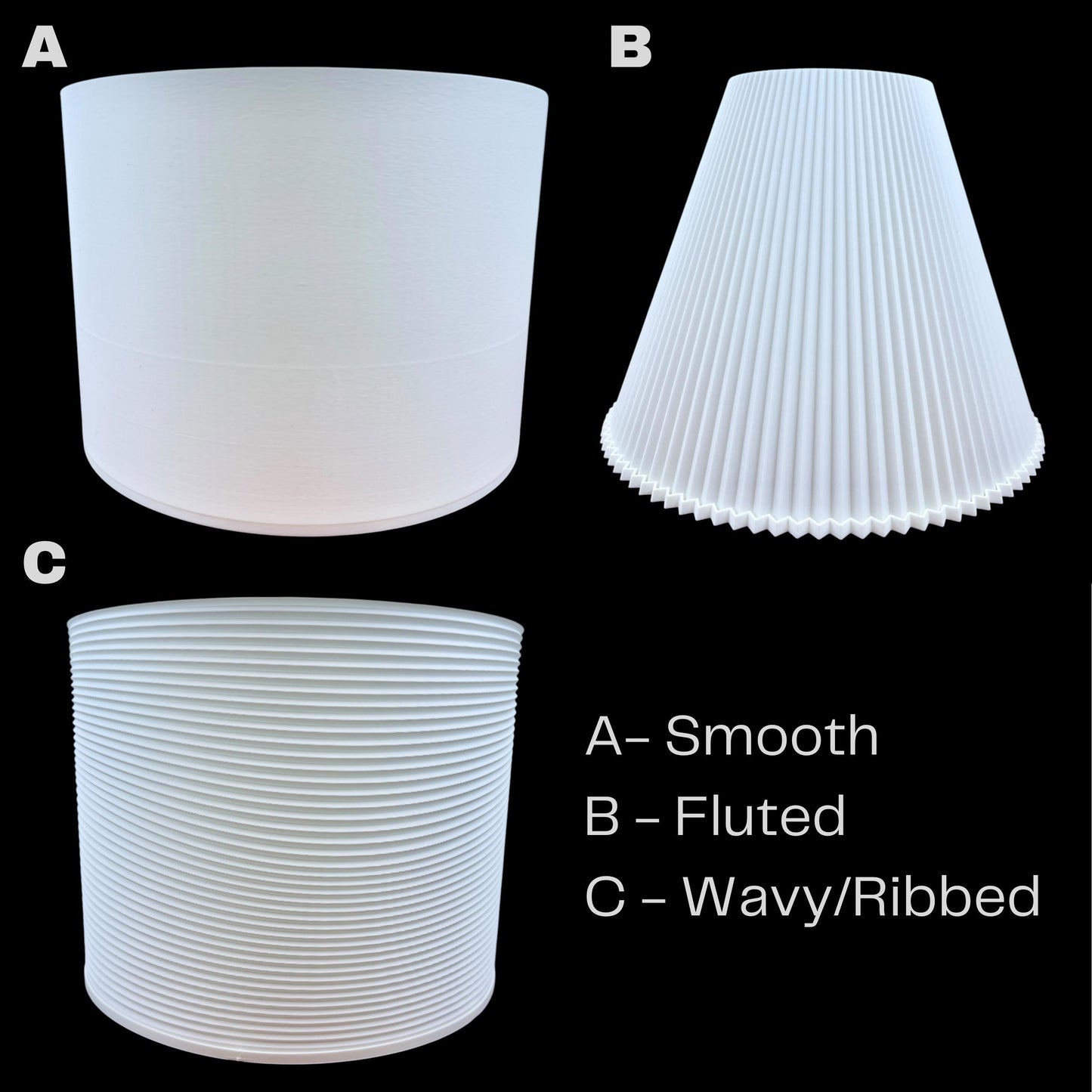 Flutter Table Lamp, Desk Lamp and Shade, Bedside Lamp