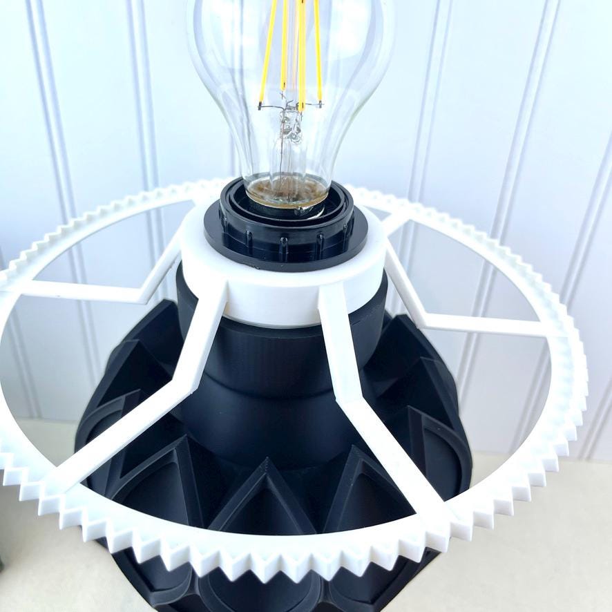 Abyssal Table Lamp, Desk Lamp and Shade, Bedside Lamp, Desk Lamp