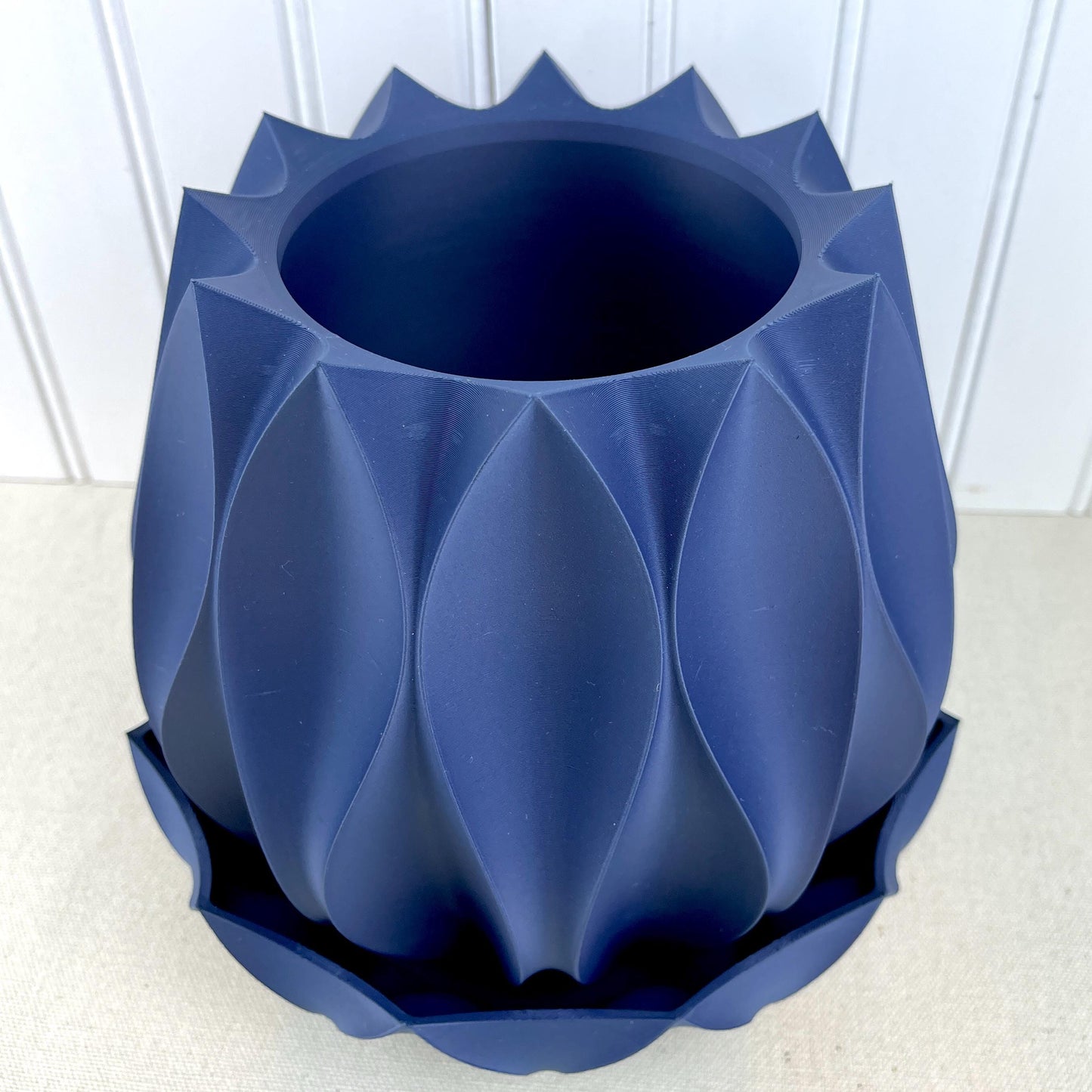 Cactus-Inspired Planter with Drainage Tray, Abyssal Planter Pot 02