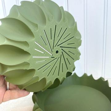 Abyssal Planter Pot, Flower Pot, Cactus-Inspired Planter with Drainage Tray