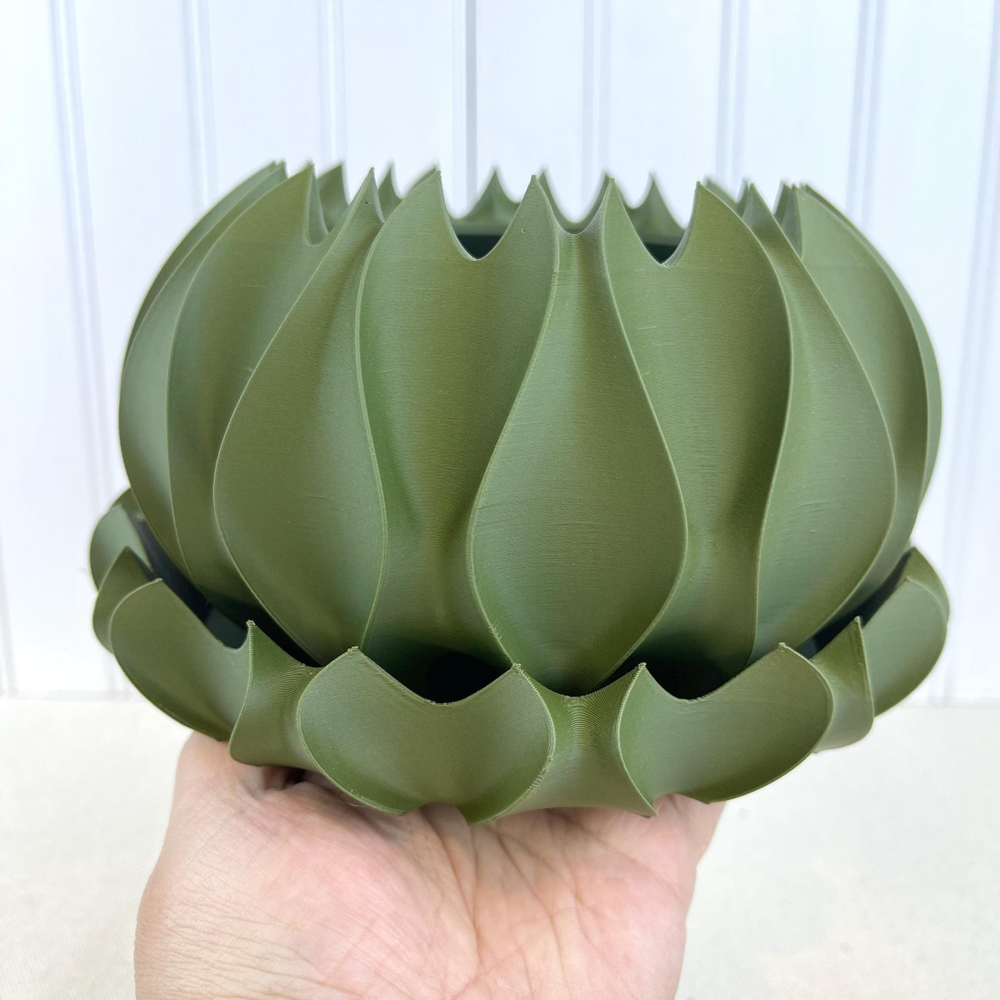 Abyssal Planter Pot, Flower Pot, Cactus-Inspired Planter with Drainage Tray