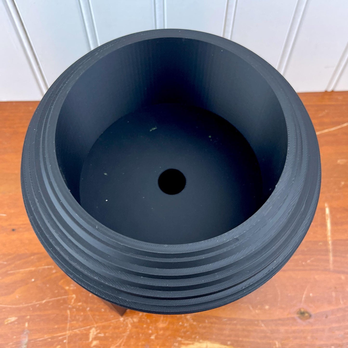Frons Planter Pot, Indoor Flower Pot with Tray and Stand