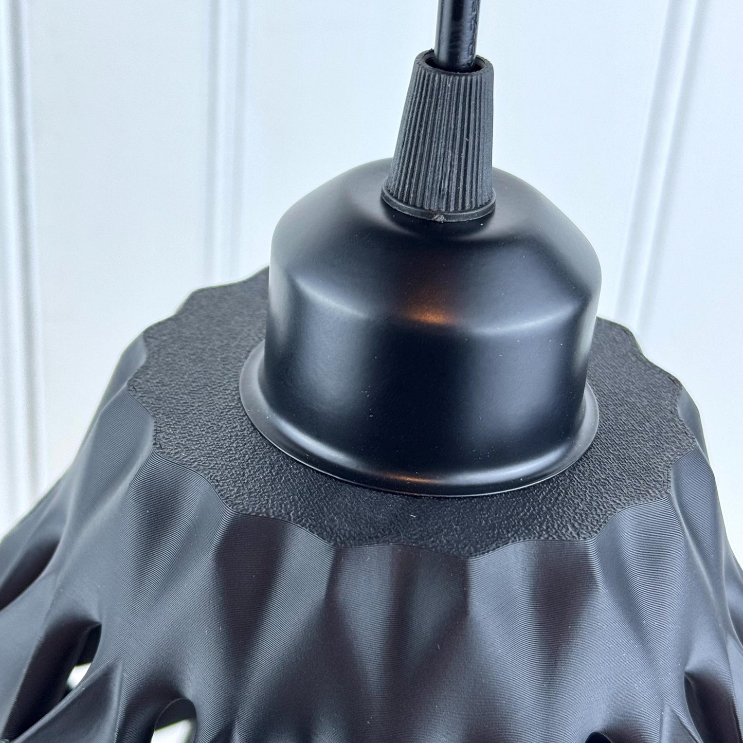Cone Pendant Lamp, Geometric Hanging Lamp, Modern Statement Lighting