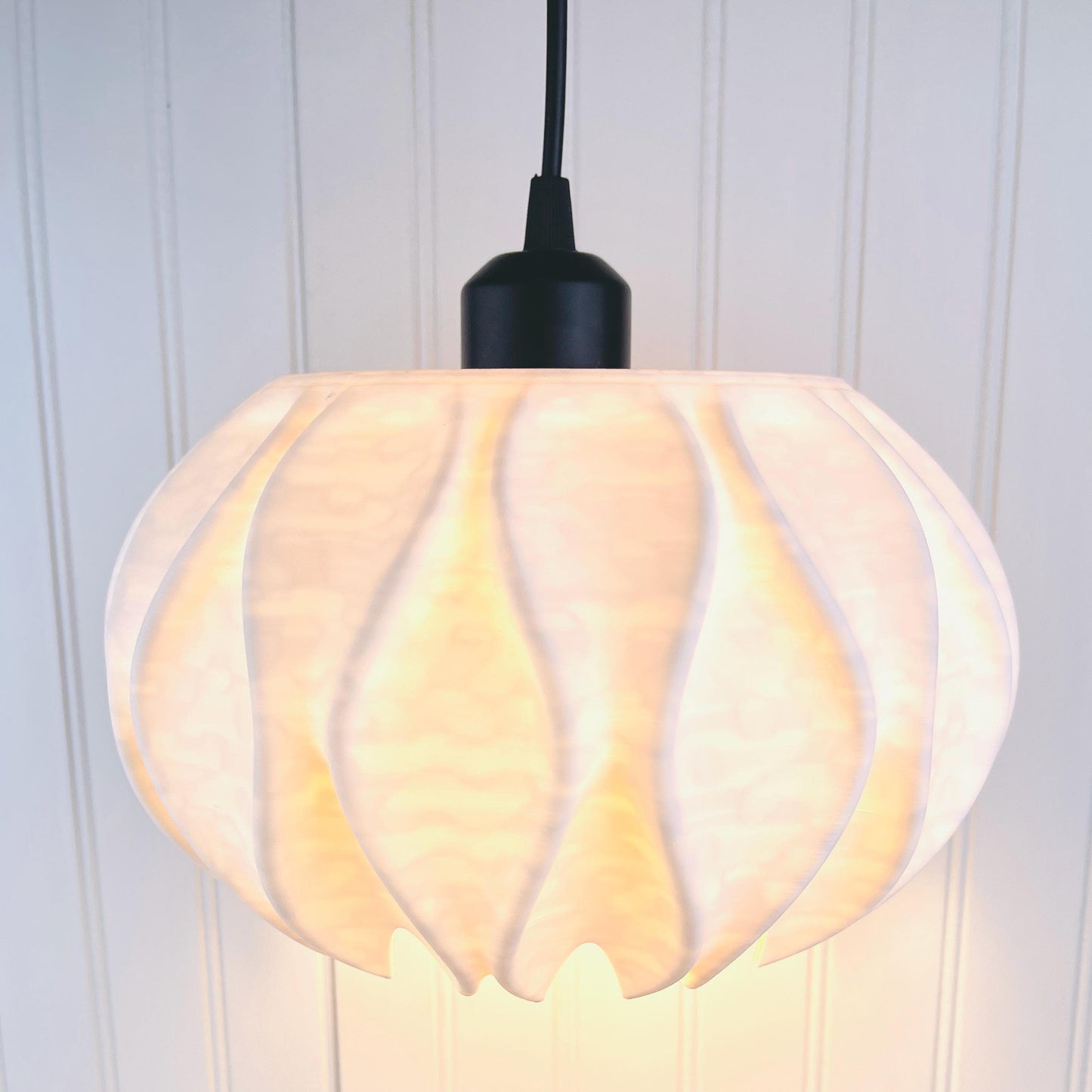 Abyssal Pendant Lamp, Sculptural Light, Petal Shape Pendant Light