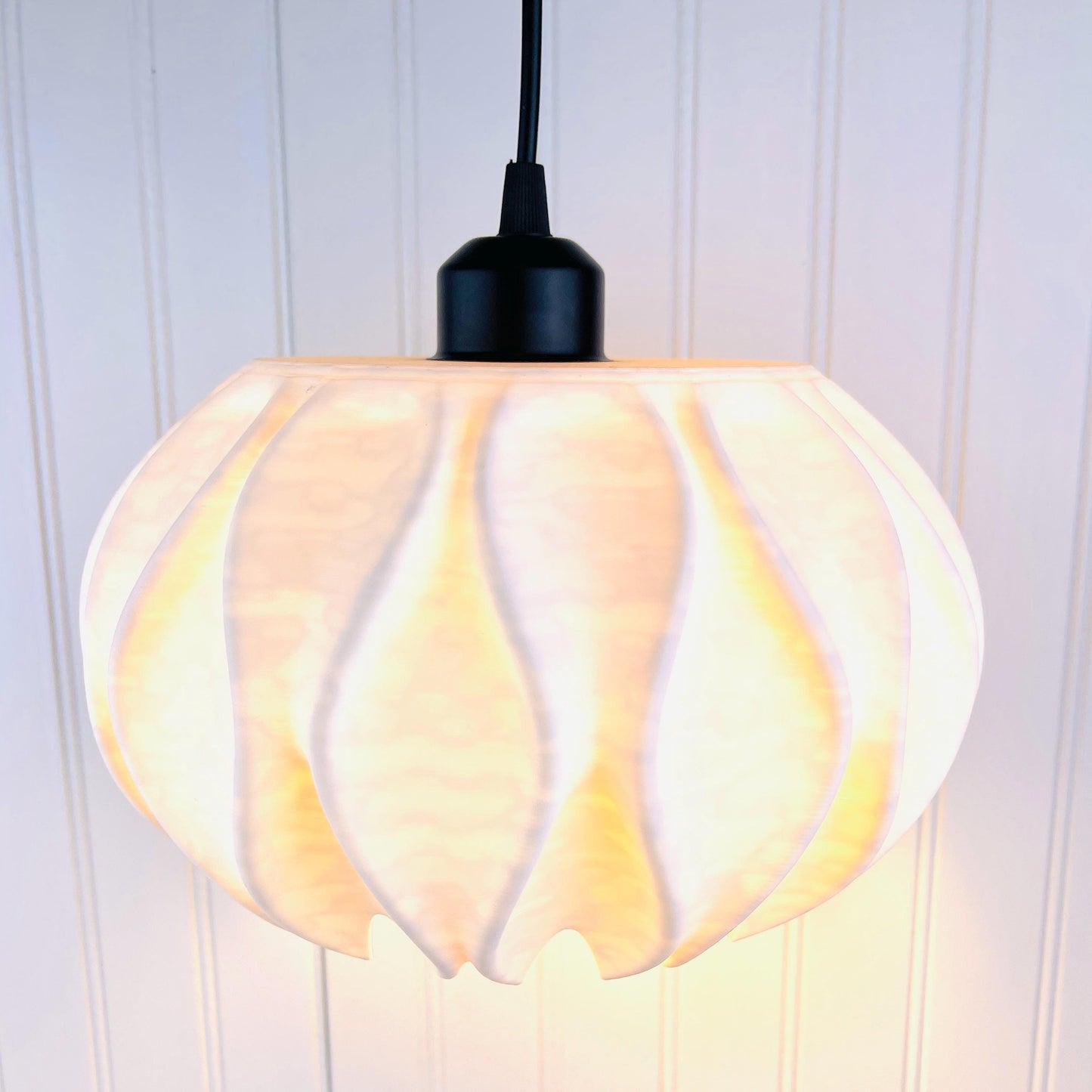 Abyssal Pendant Lamp, Sculptural Light, Petal Shape Pendant Light
