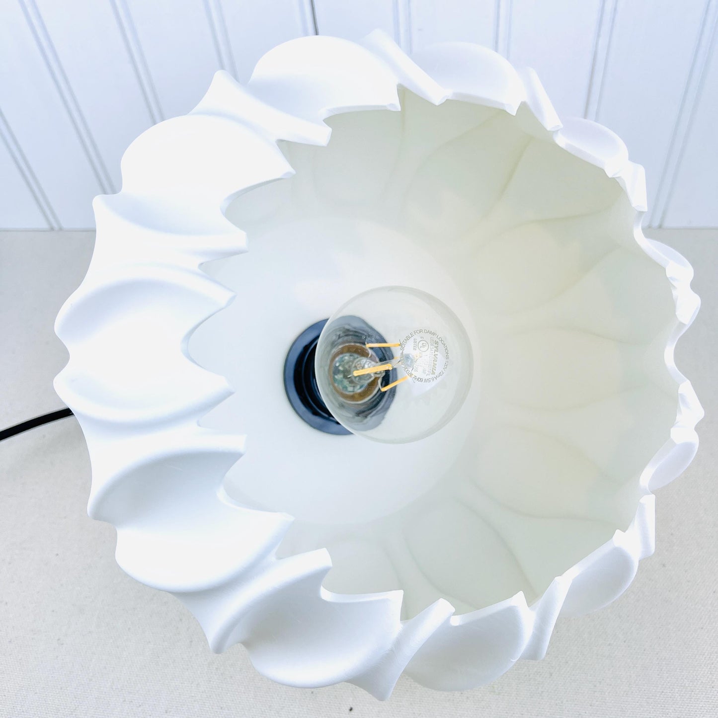 Abyssal Pendant Lamp, Sculptural Light, Petal Shape Pendant Light