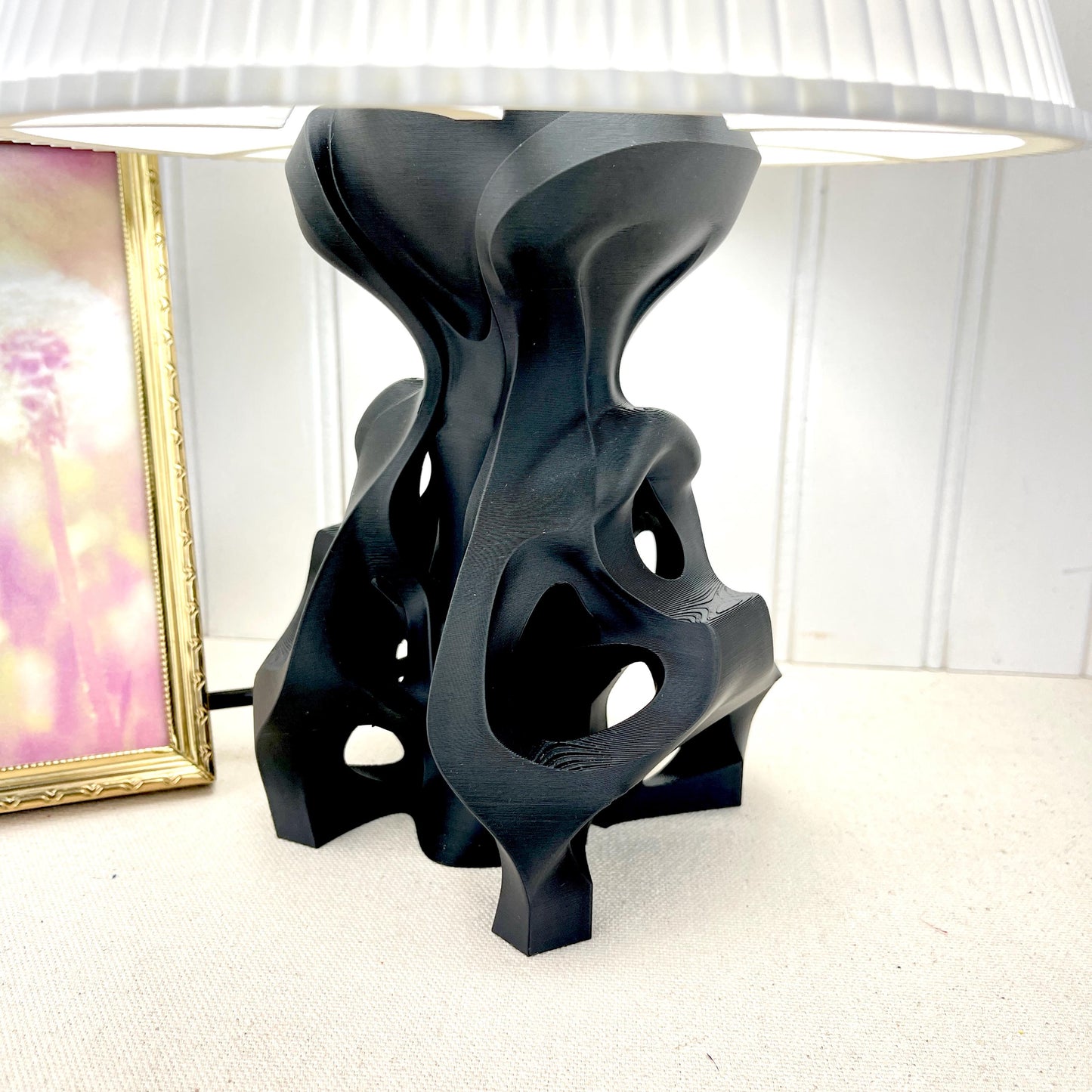 Flutter Table Lamp, Desk Lamp and Shade, Bedside Lamp
