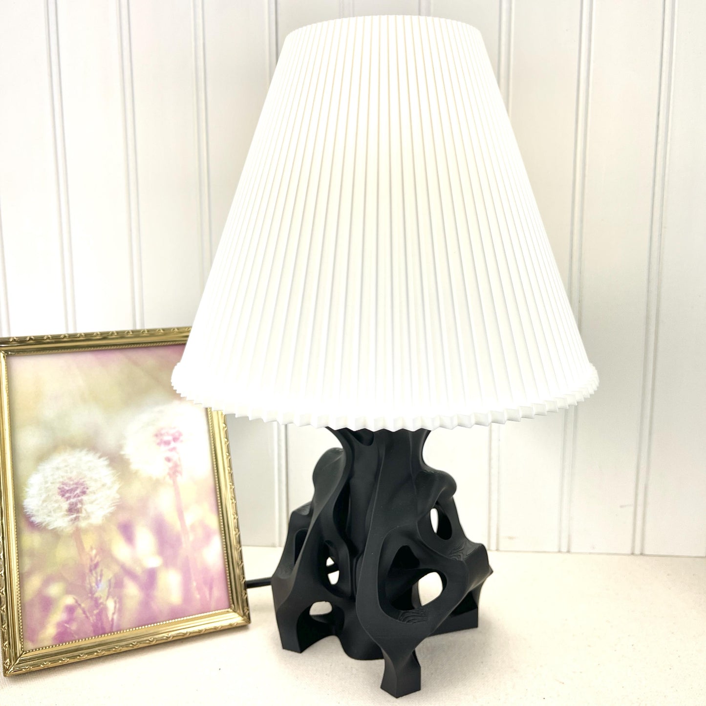 Flutter Table Lamp, Desk Lamp and Shade, Bedside Lamp