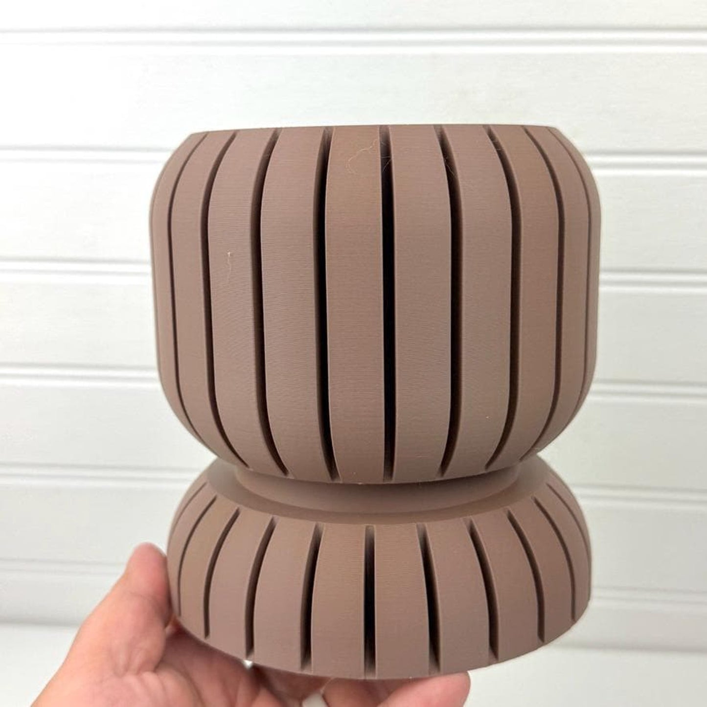 Planter Pot 007, Indoor Plant Pot, Tabletop Planter, Hourglass Inspired