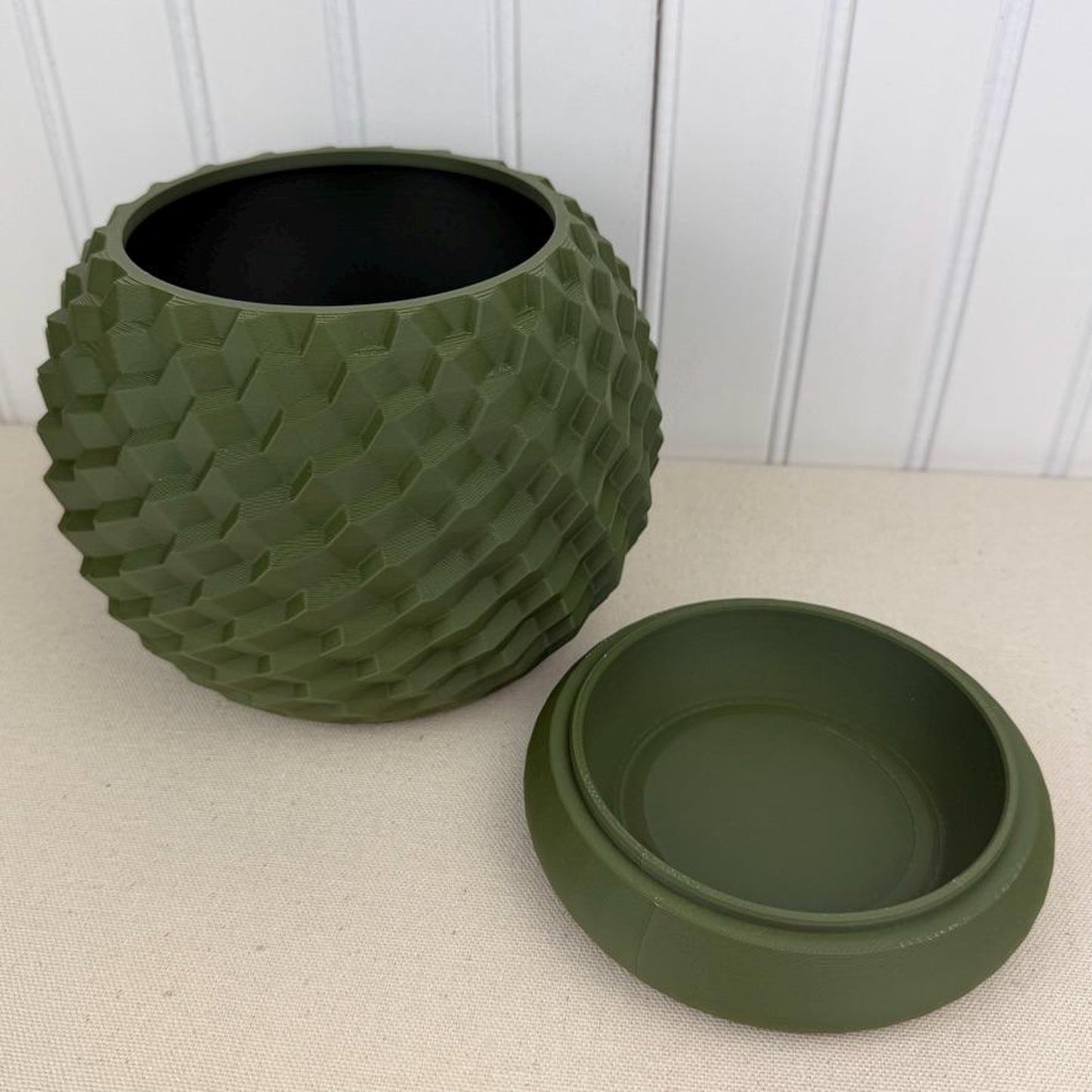 The Cobble Planter, Indoor Flower Pot, Tabletop Planter, Geometric Pattern