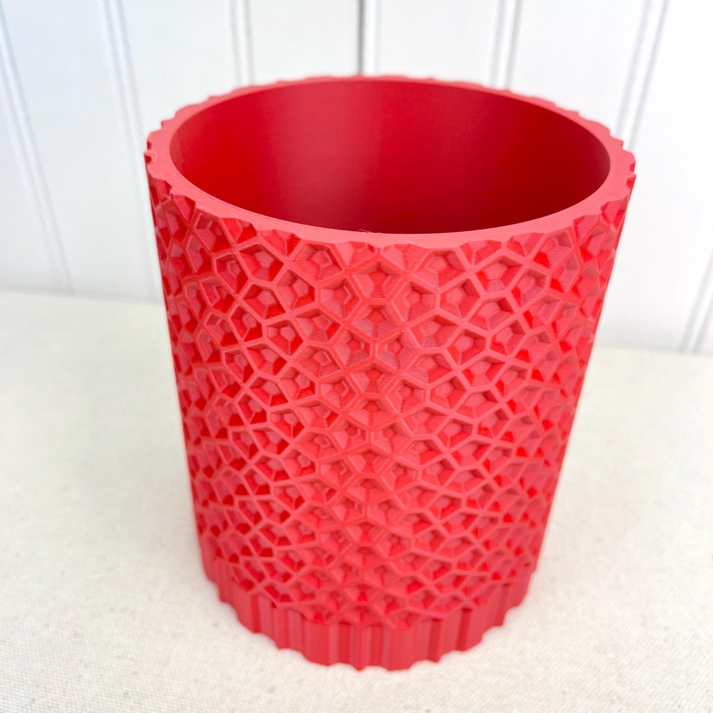 Ordan Planter Pot, Indoor Flower Pot, Tabletop Planter with Decorative Drip Tray