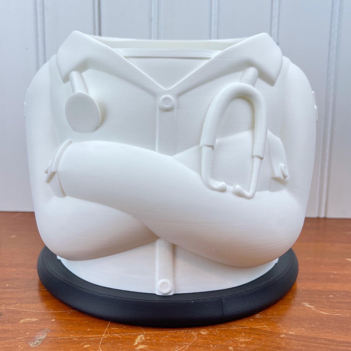 Doctor Coat Indoor Planter Pot, Lab Coat Flower Pot, Planter, Quirky Unique Planter