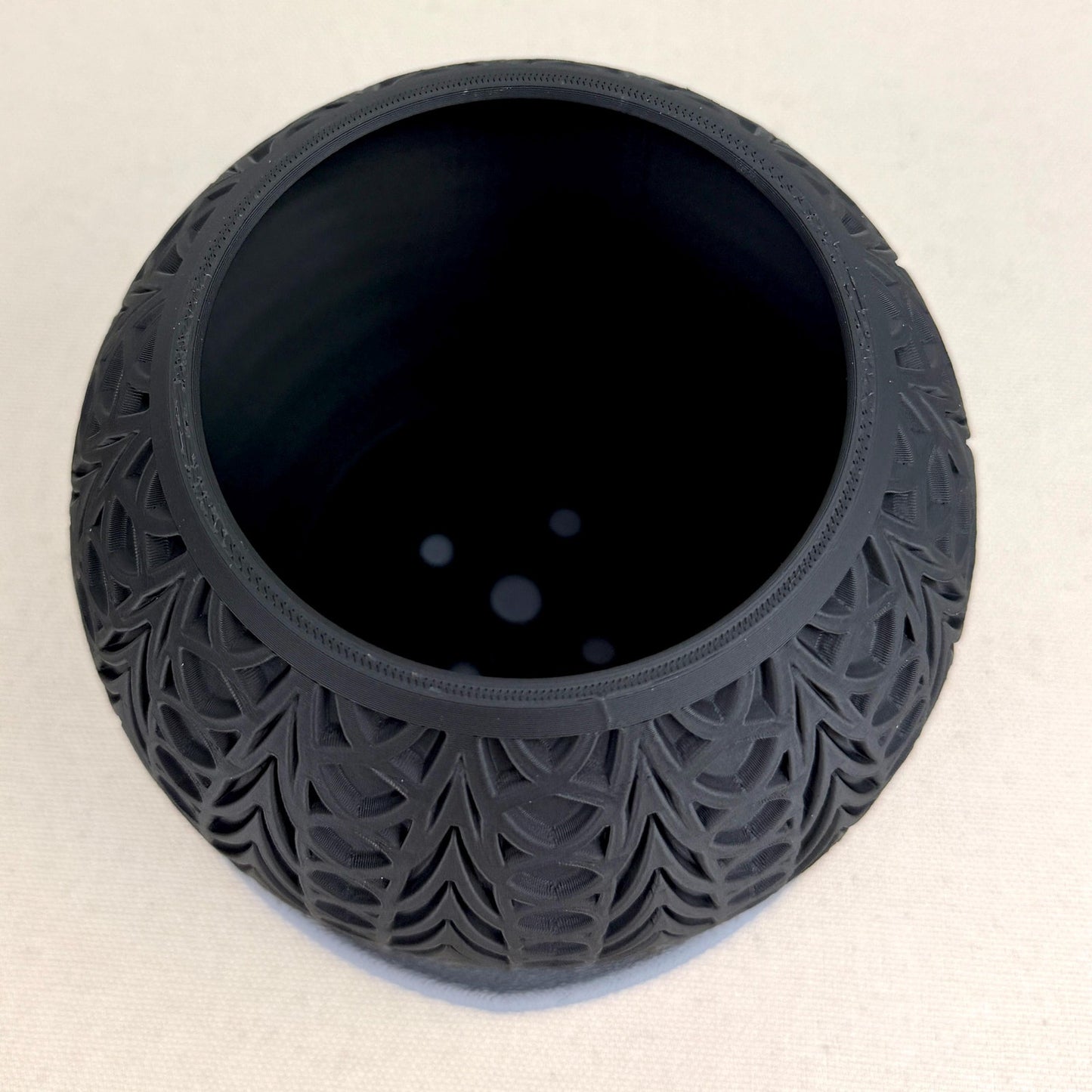 The Fusion Planter, Indoor Flower Pot, Tabletop Planter, Lattice Pattern