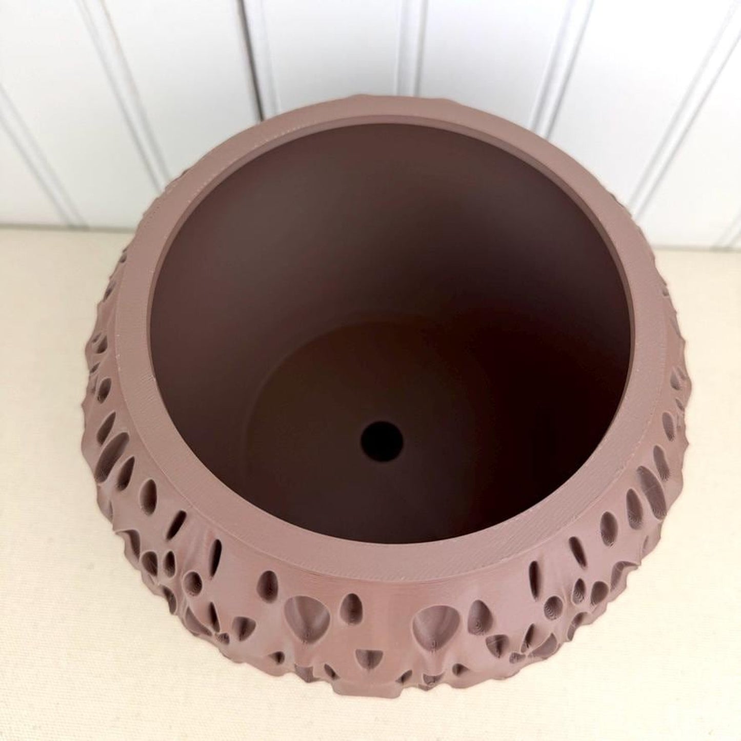 The Spotted Planter, Indoor Flower Pot, Tabletop Planter, Organic Pattern