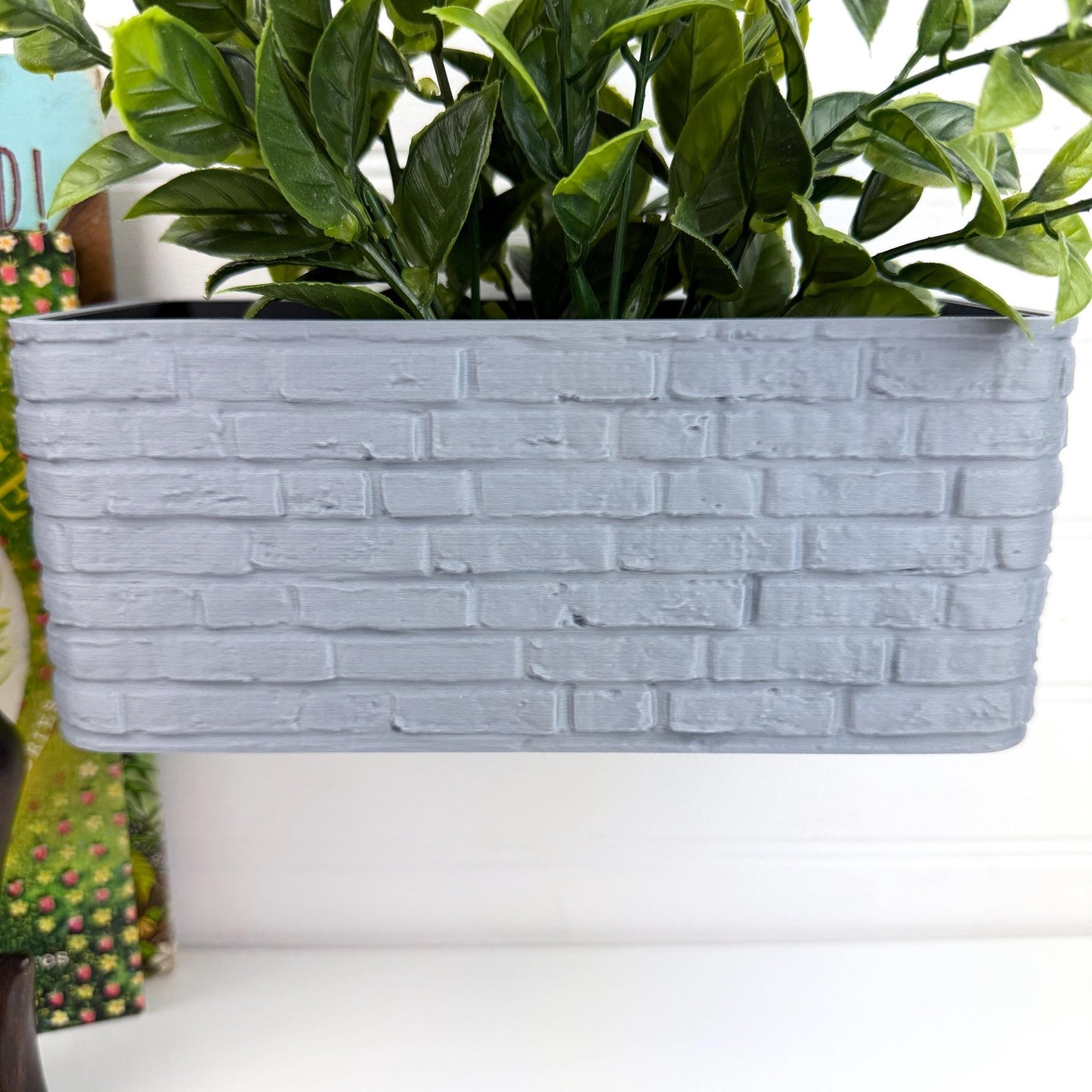 Bricks Wall Planter, Indoor Hanging Plant Pot, Urban Loft Vibes