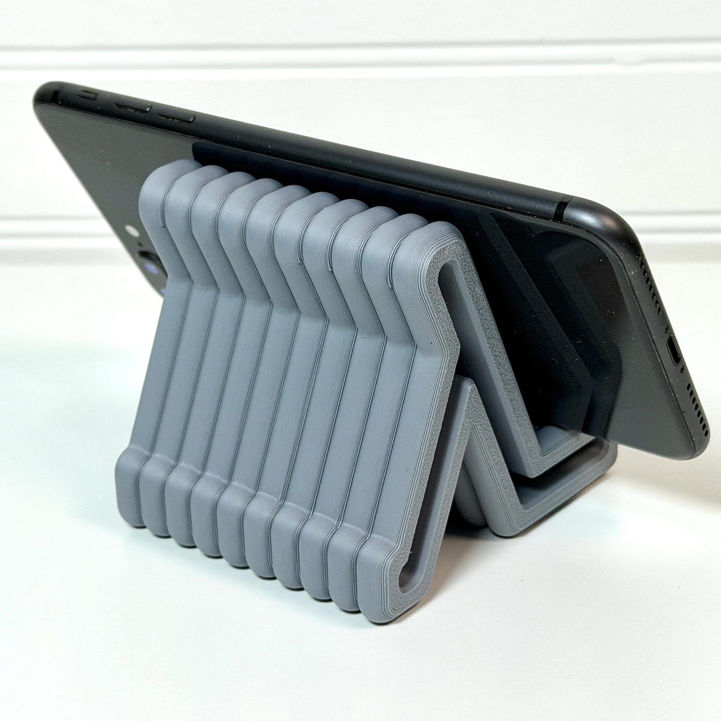 Flow Phone Stand, Smartphone Holder, Desk & Beside Stand, Tech Accessory, Homeware