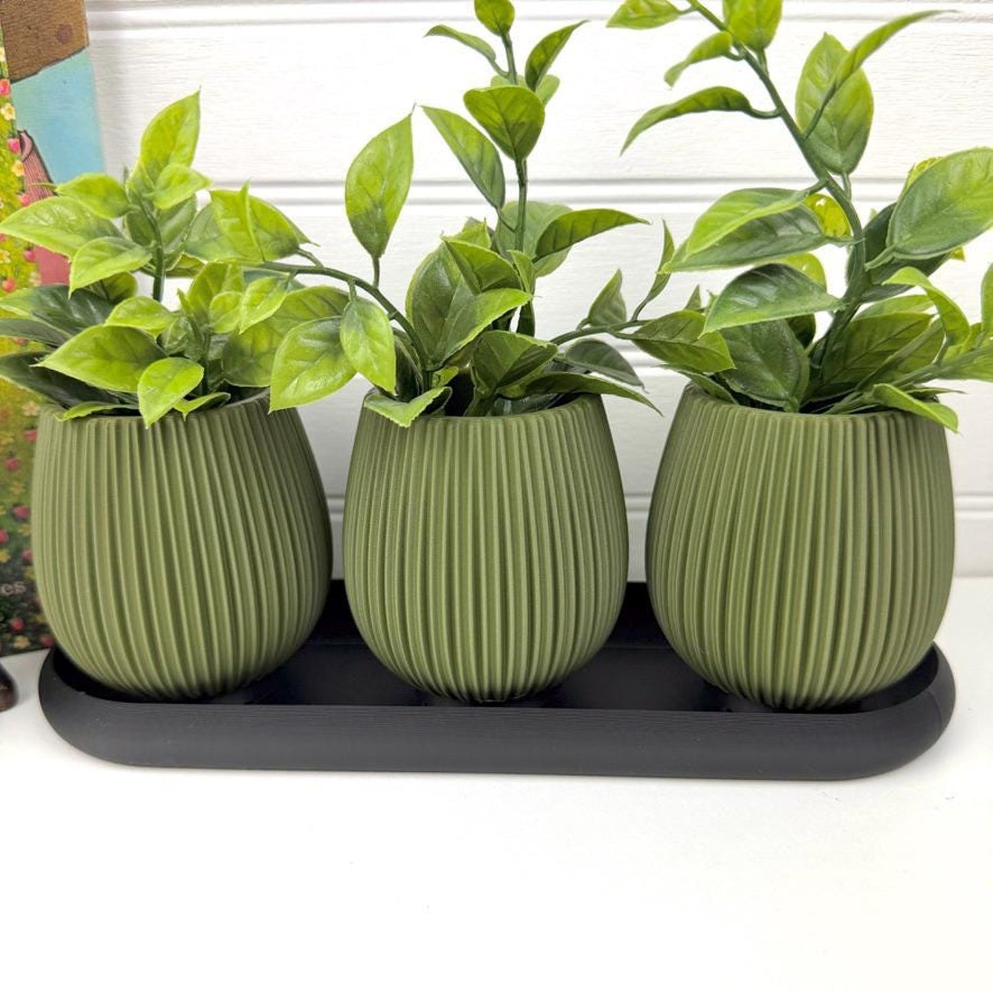 Baleal Planter, Indoor Flower Pot, Tabletop Planter, Small Herb Pots