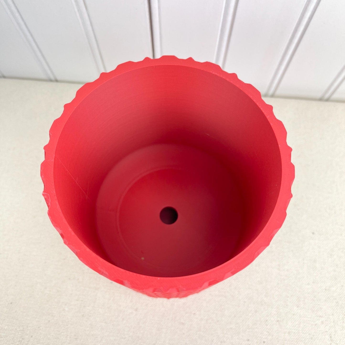 Ordan Planter Pot, Indoor Flower Pot, Tabletop Planter with Decorative Drip Tray