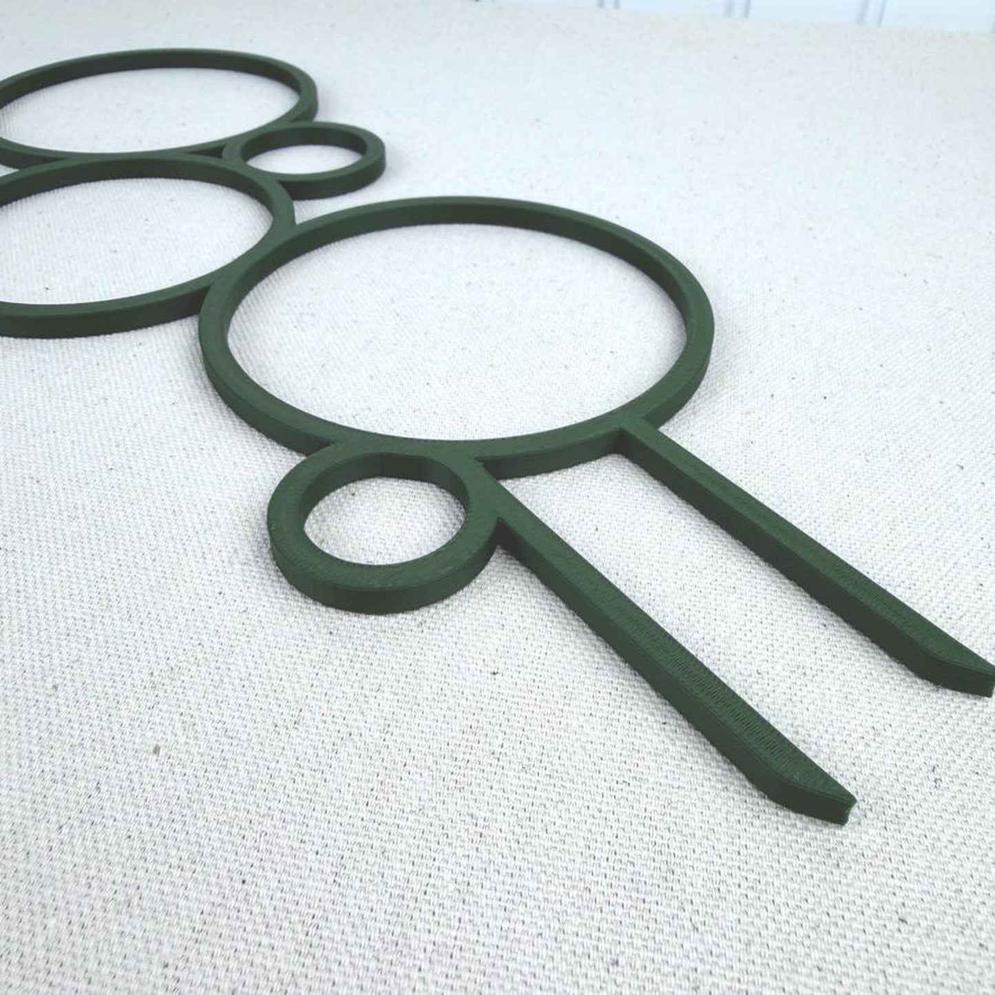 Bubble Inspired Plant Trellis, Modern Plant Support, Geometric Circles, Indoor Garden Decor, 11.5" tall