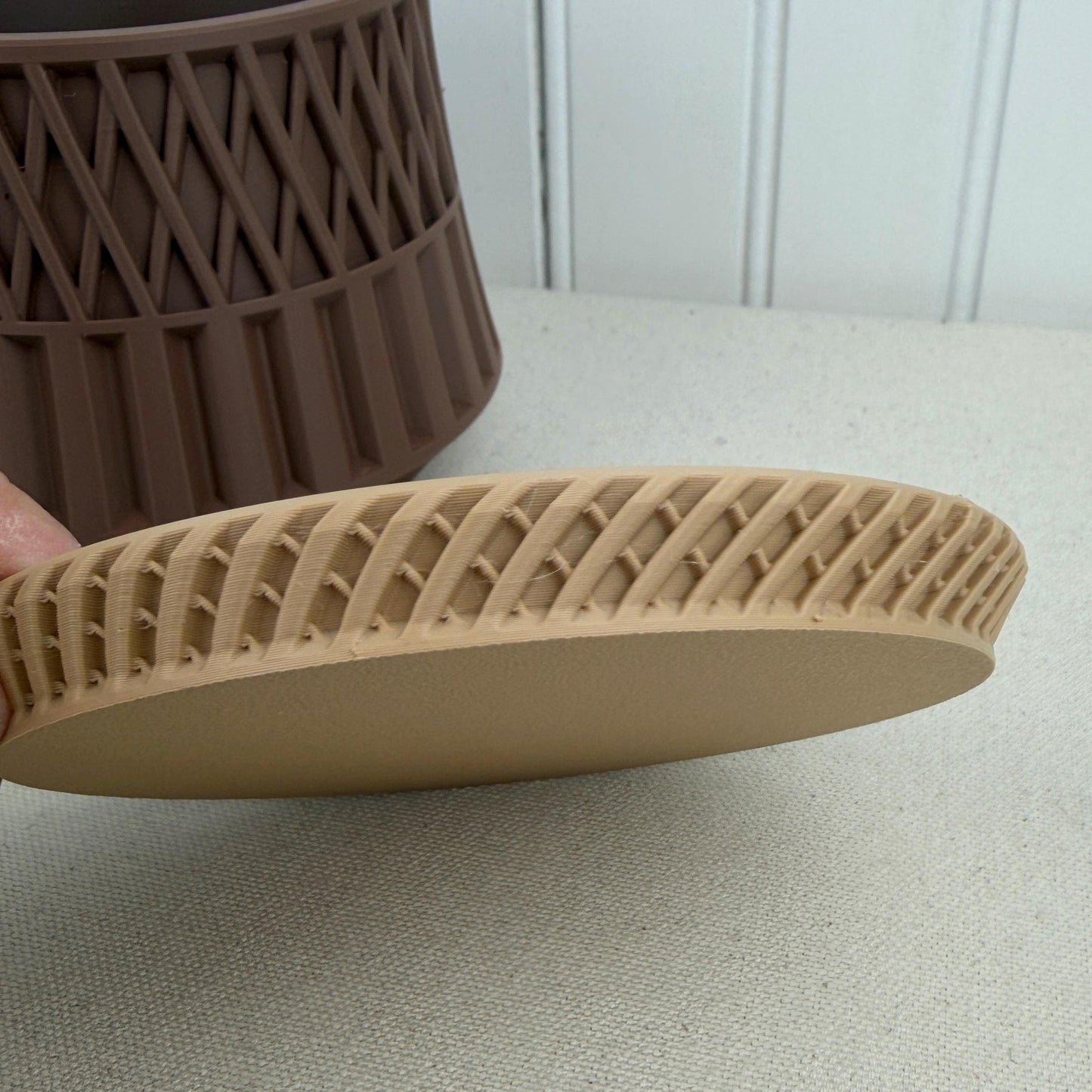 The Axon Planter, Indoor Flower Pot, Tabletop Planter, Layered Design