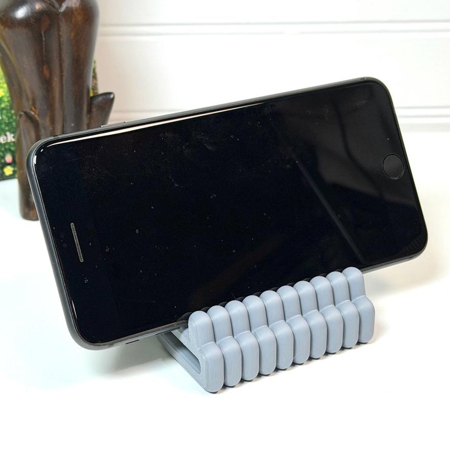 Flow Phone Stand, Smartphone Holder, Desk & Beside Stand, Tech Accessory, Homeware