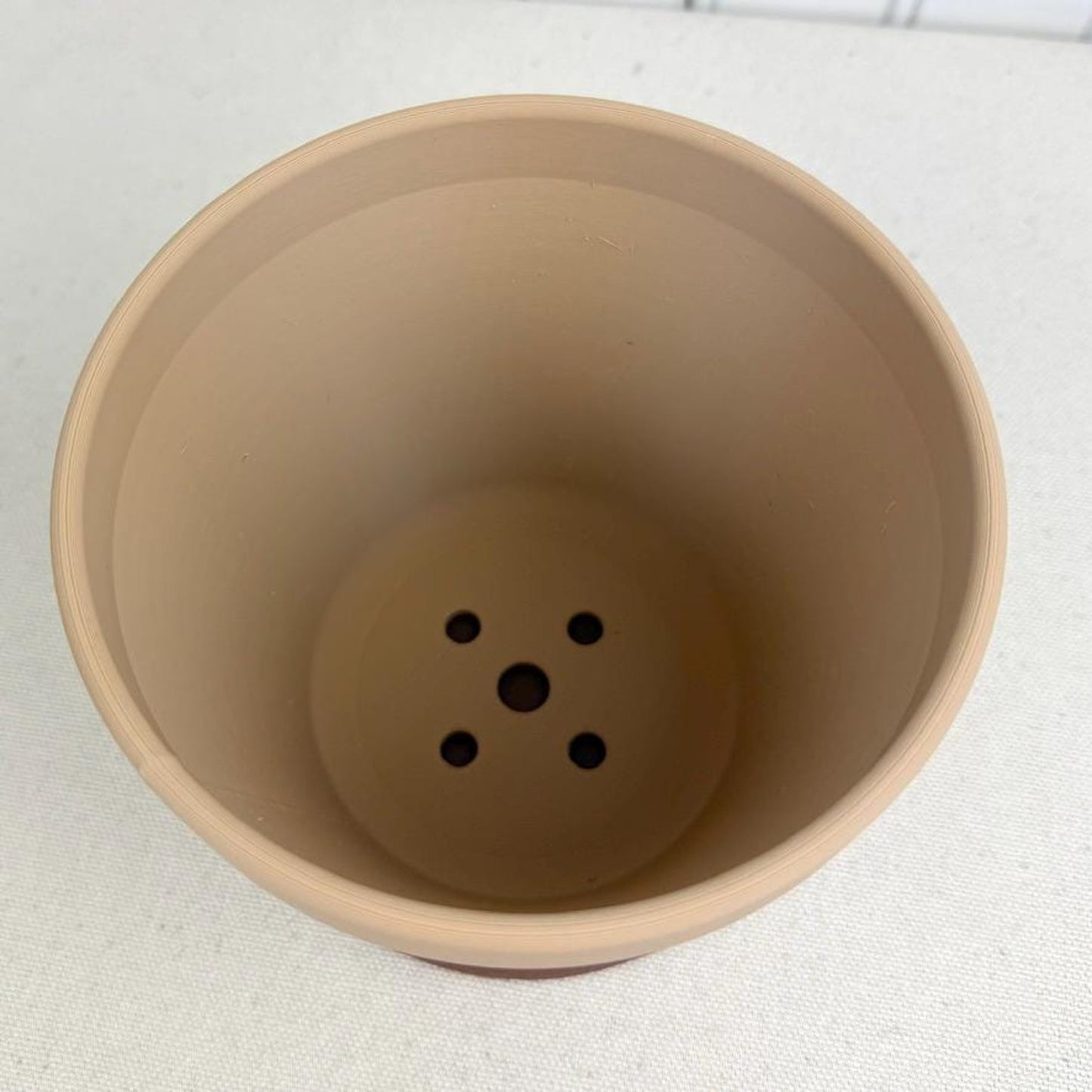 The Delta Planter, Indoor Flower Pot, Tabletop Planter, Lattice Pattern