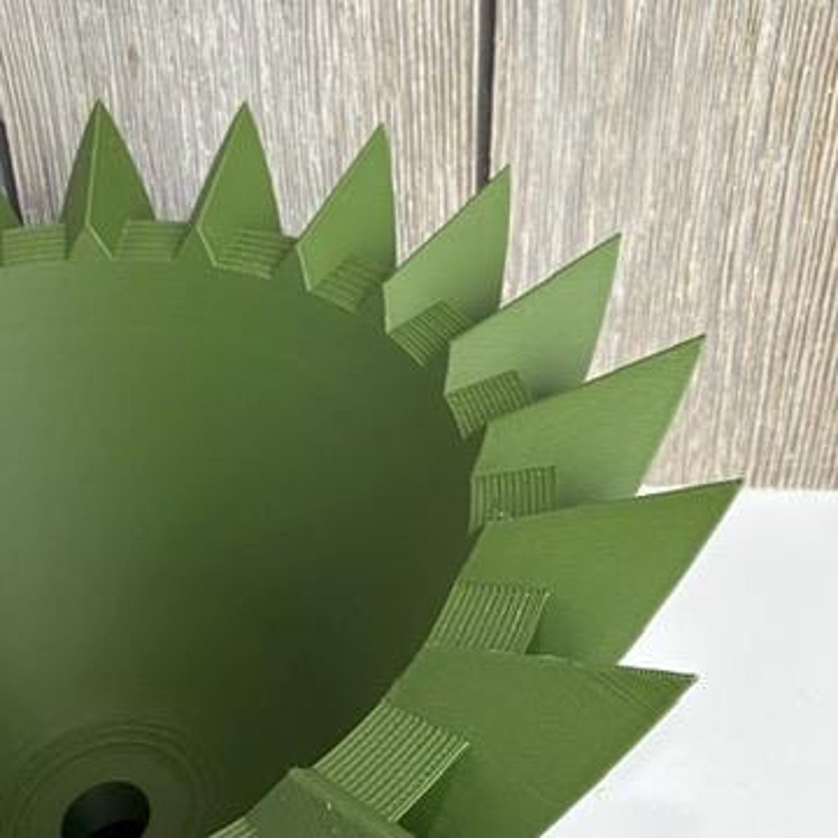 Planter Pot 009, Indoor Plant Pot with Drip Tray, Tabletop Planter, Origami Lotus Bloom Style