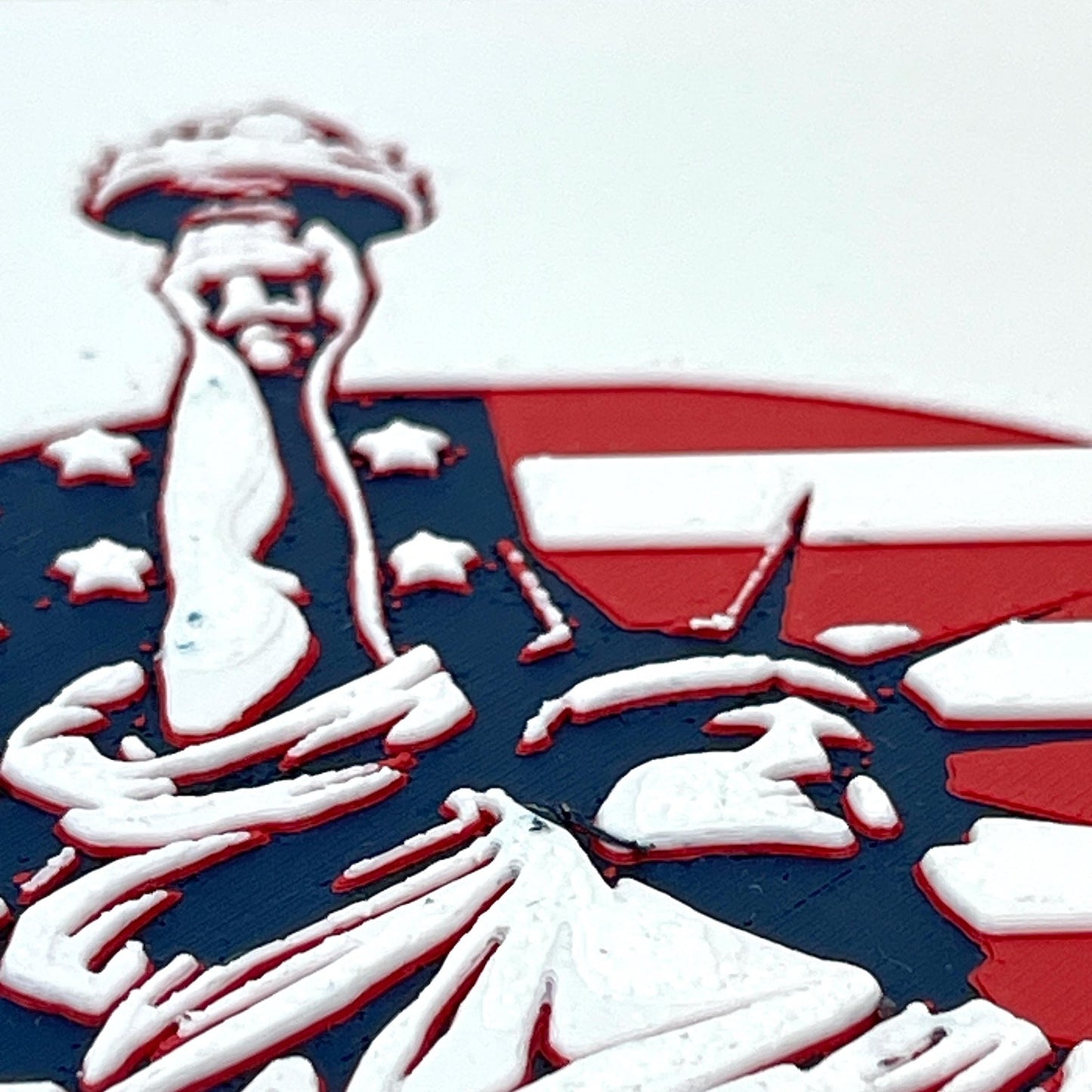Statue of Liberty Wall Art, Lady Liberty, Patriotic Home Decor, American Flag Art, Independence Day Decor, 4th of July