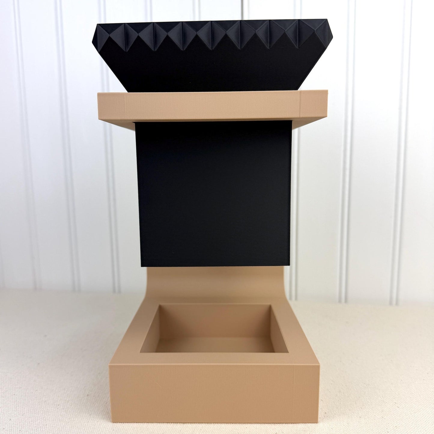 The Daka Planter 02, Indoor Tabletop Planter, Flower Pot with Drainage Hole and Stand, Houseplants
