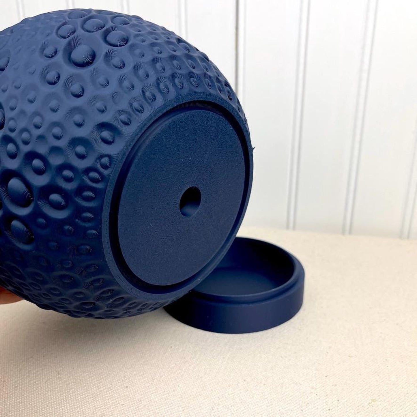 Pearl Planter Pot: Modern Geometric Planter, Indoor Flower Pot, Tabletop Planter, Moon Crater Inspired