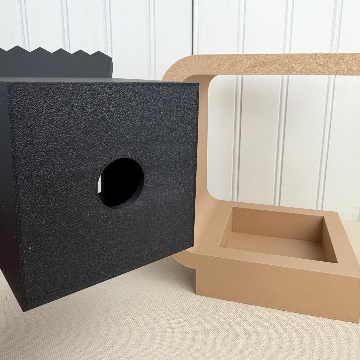 The Daka Planter 02, Indoor Tabletop Planter, Flower Pot with Drainage Hole and Stand, Houseplants