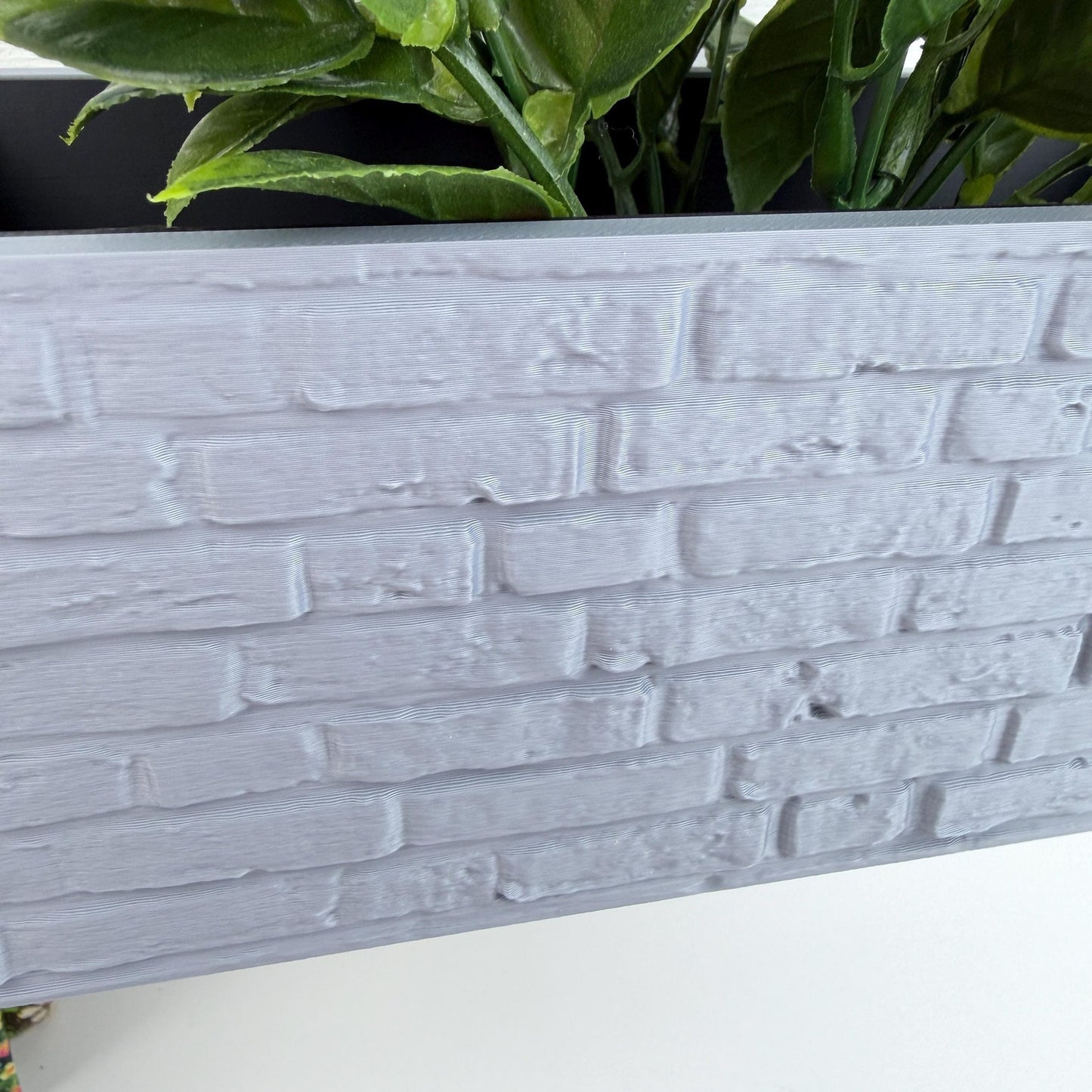 Bricks Wall Planter, Indoor Hanging Plant Pot, Urban Loft Vibes