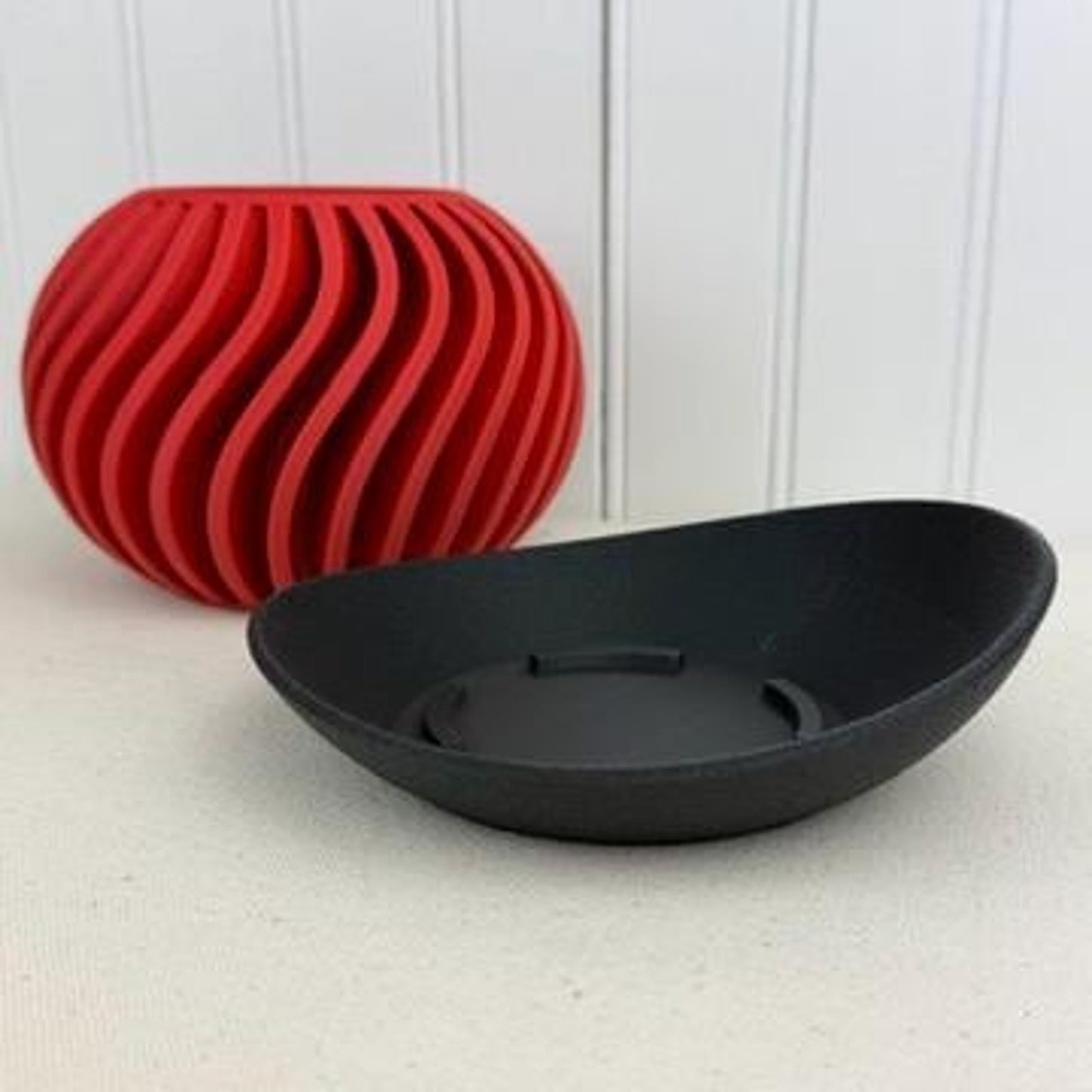 The Surge Planter, Indoor Flower Pot, Tabletop Planter, Wave Pattern