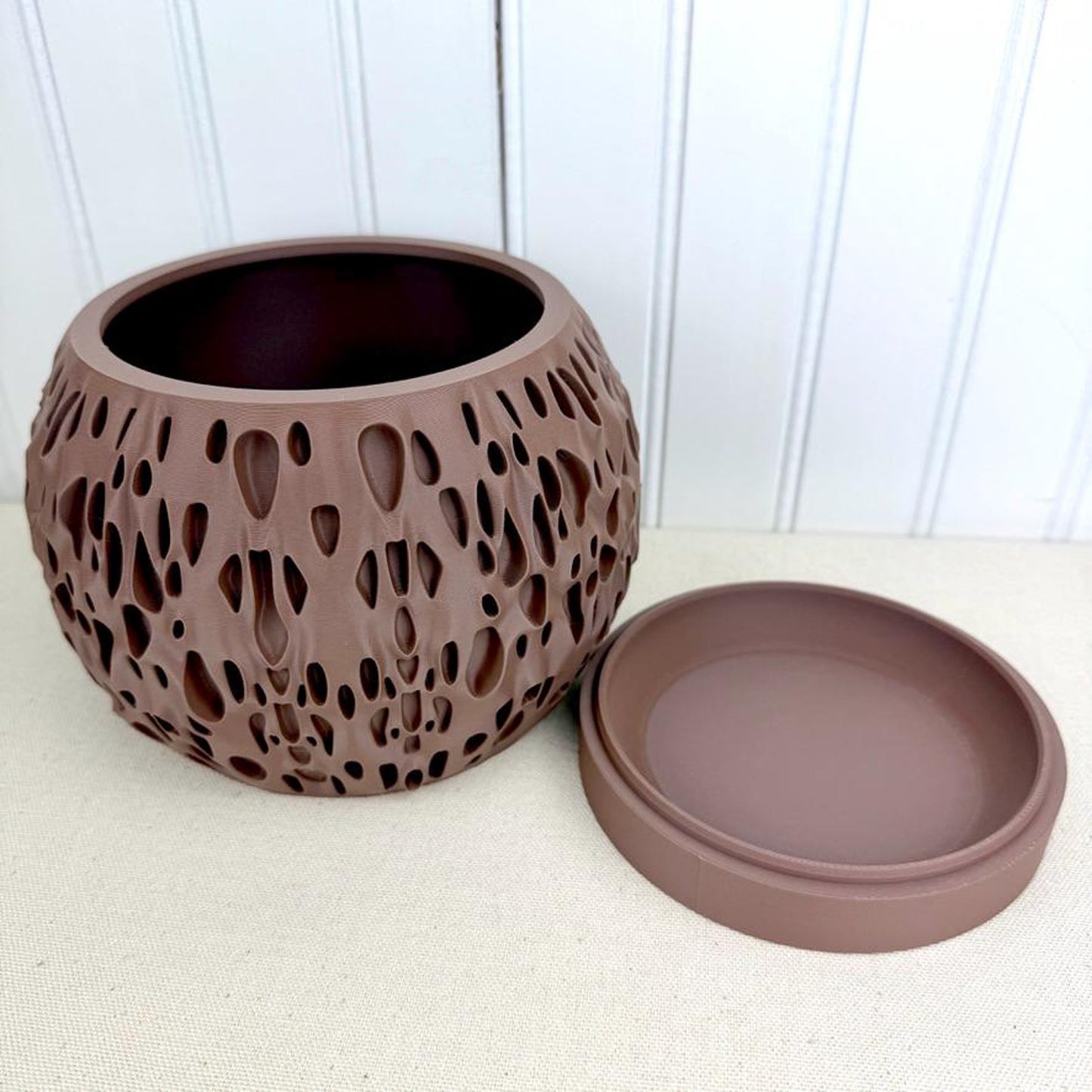 The Spotted Planter, Indoor Flower Pot, Tabletop Planter, Organic Pattern