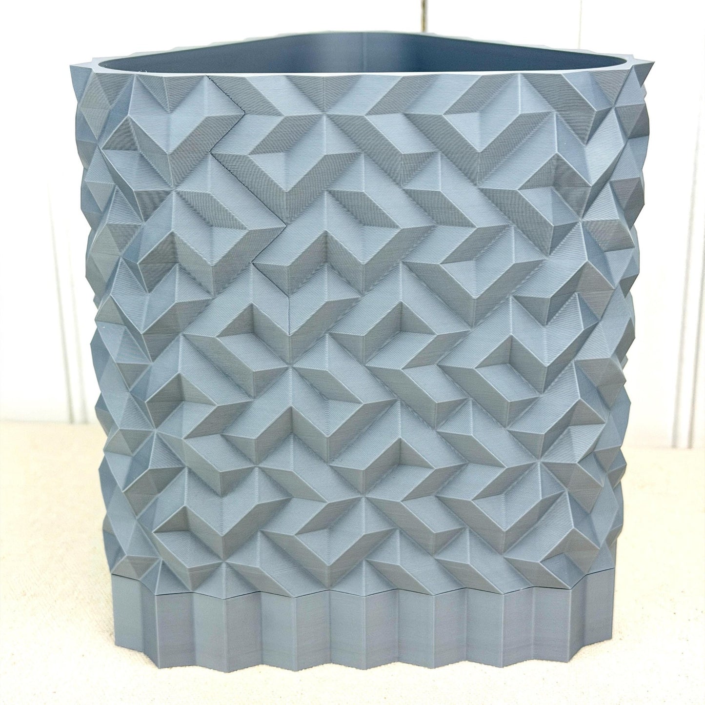Cobble Planter 02, Indoor Flower Pot, Tabletop Planter, Triangular Design