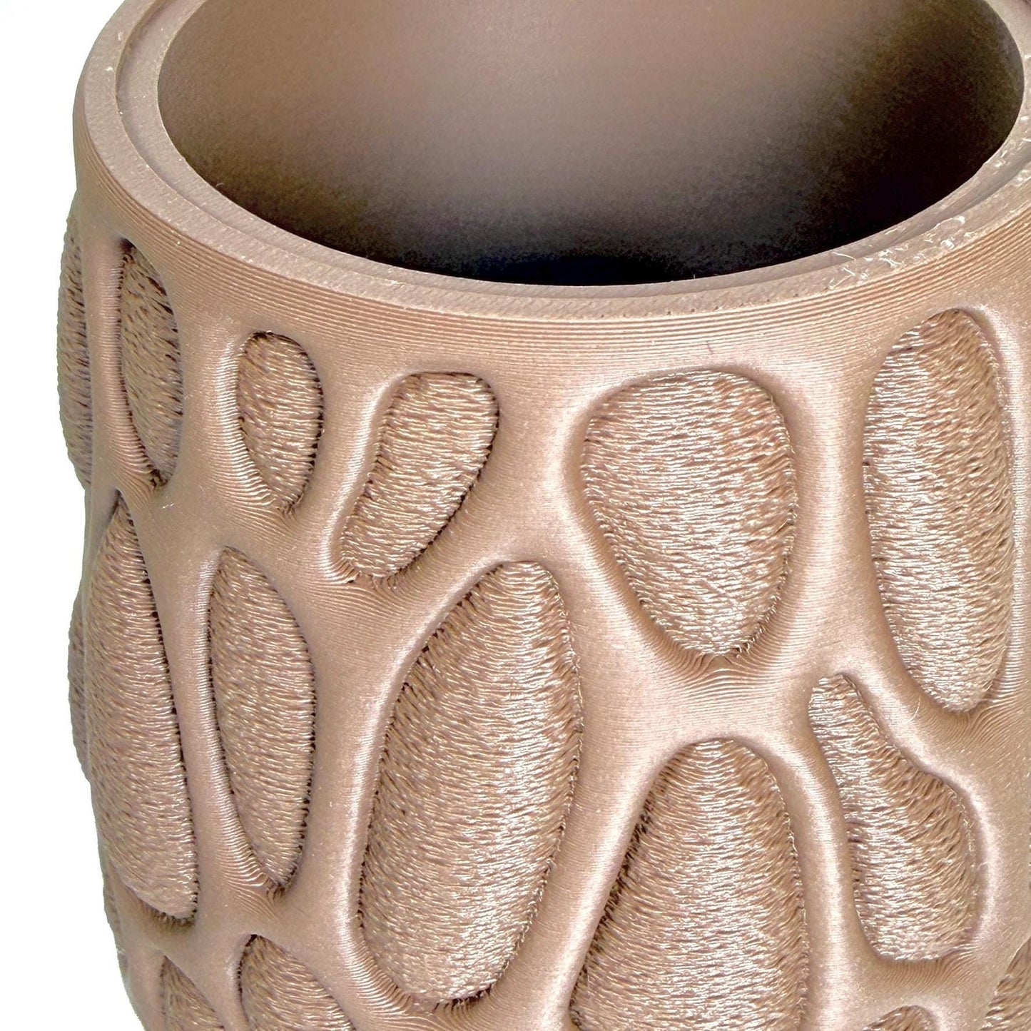 Vesica Cachepot Planter, Indoor Tabletop Plant Pot, Organic Design