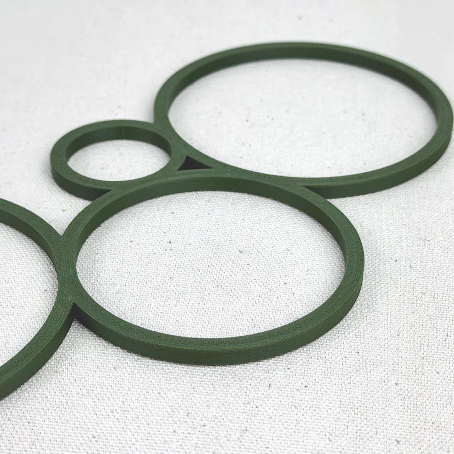 Bubble Inspired Plant Trellis, Modern Plant Support, Geometric Circles, Indoor Garden Decor, 11.5" tall