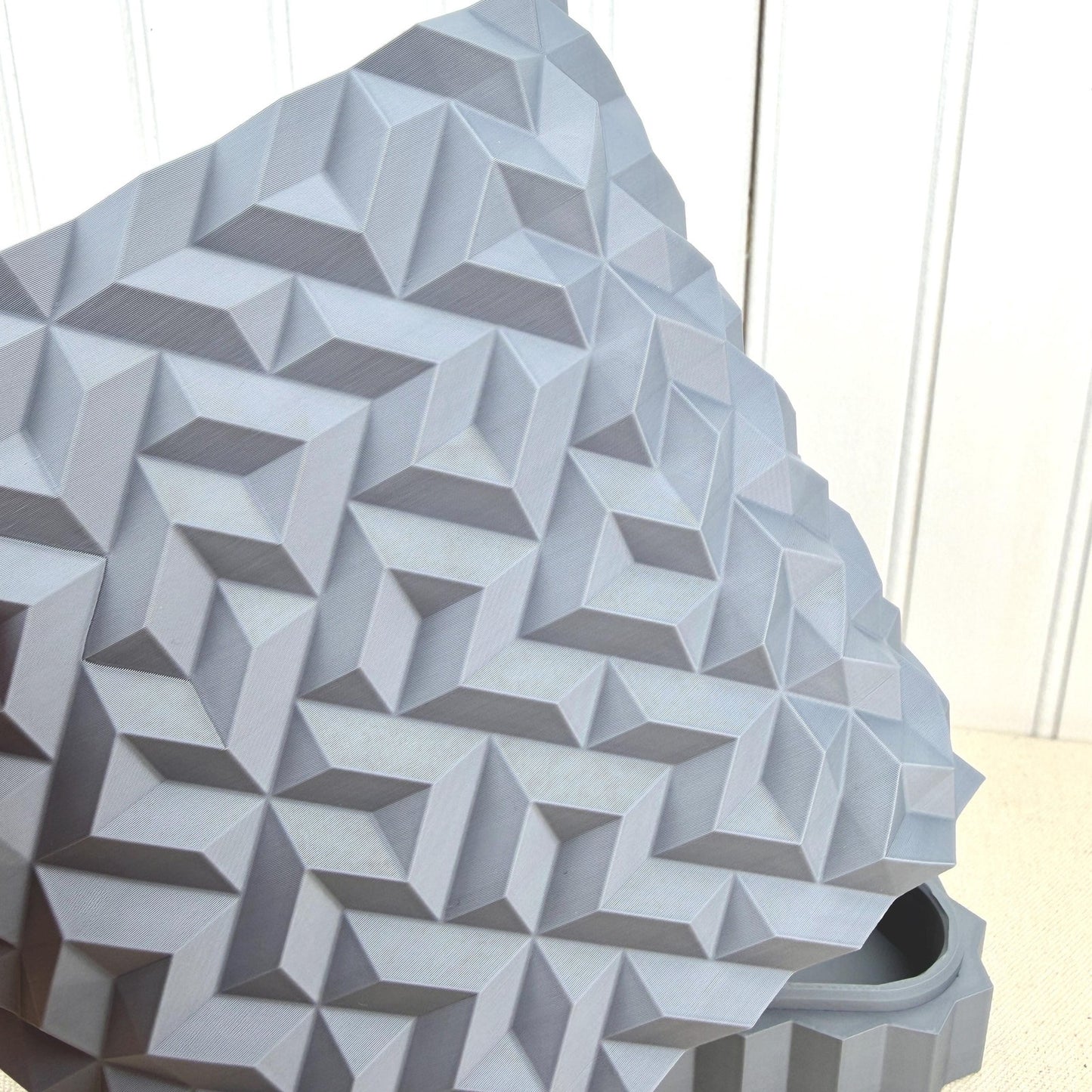 Cobble Planter 02, Indoor Flower Pot, Tabletop Planter, Triangular Design