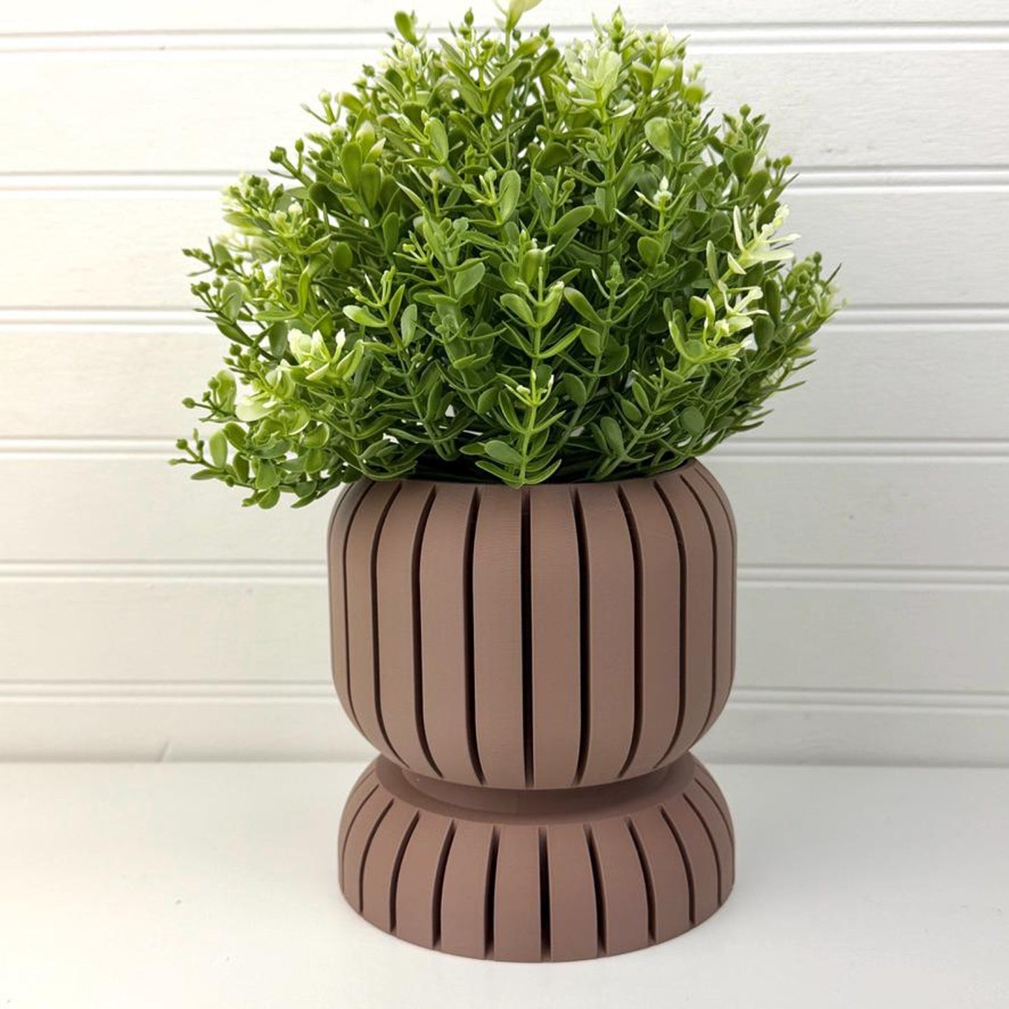 Planter Pot 007, Indoor Plant Pot, Tabletop Planter, Hourglass Inspired
