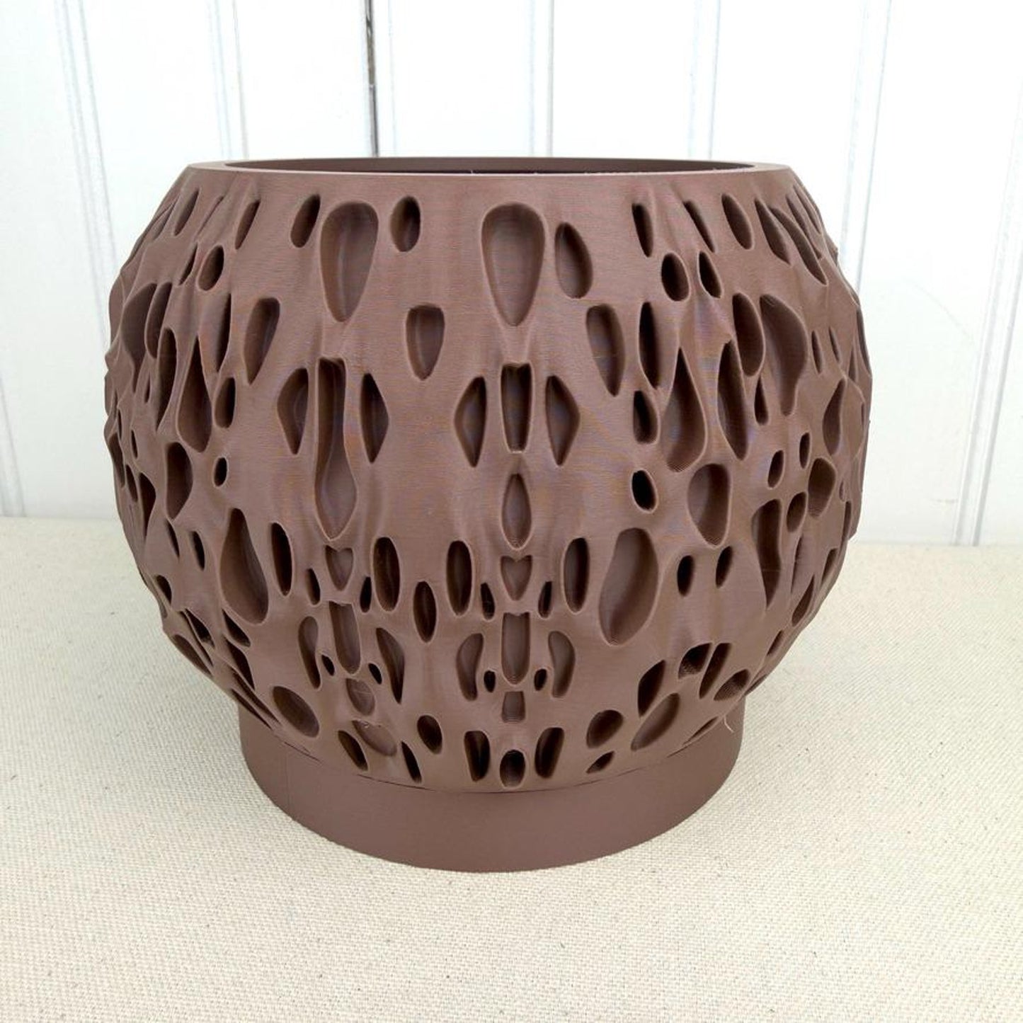 The Spotted Planter, Indoor Flower Pot, Tabletop Planter, Organic Pattern