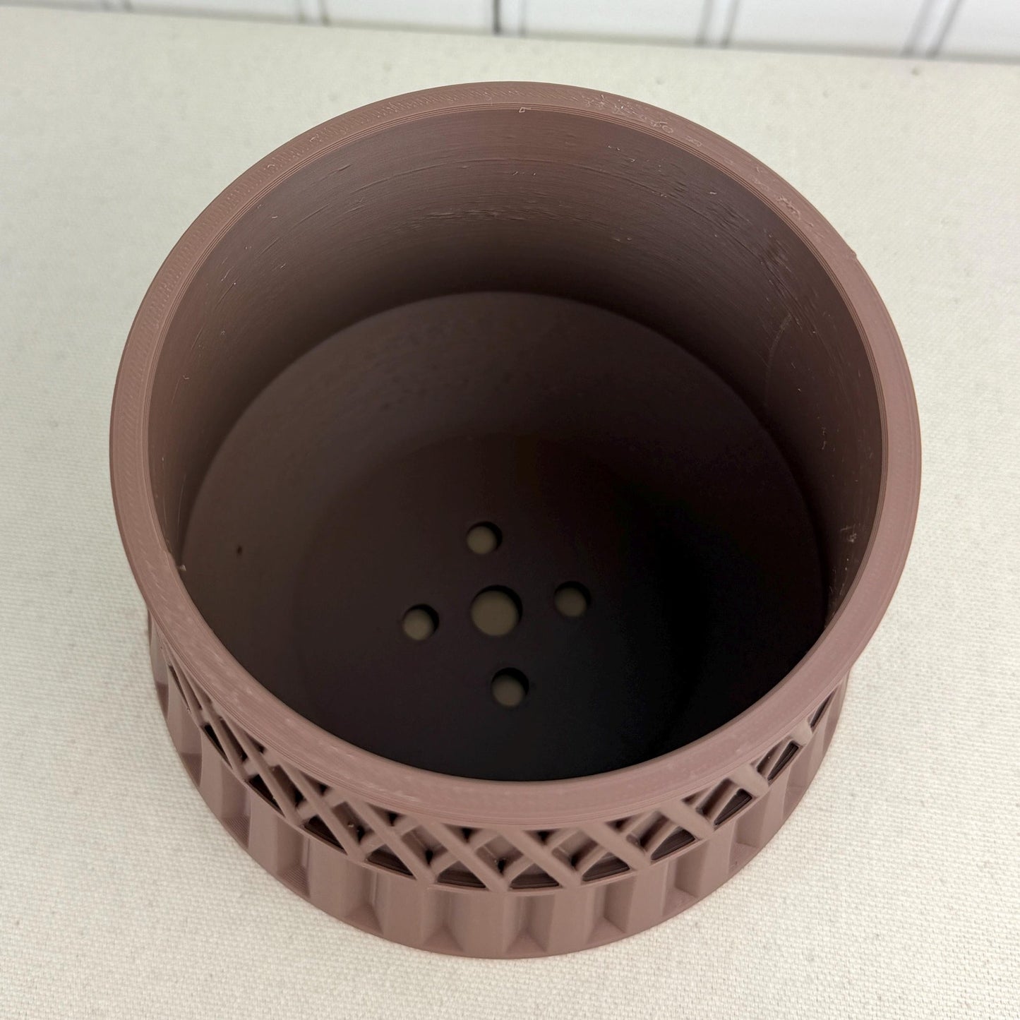 The Axon Planter, Indoor Flower Pot, Tabletop Planter, Layered Design