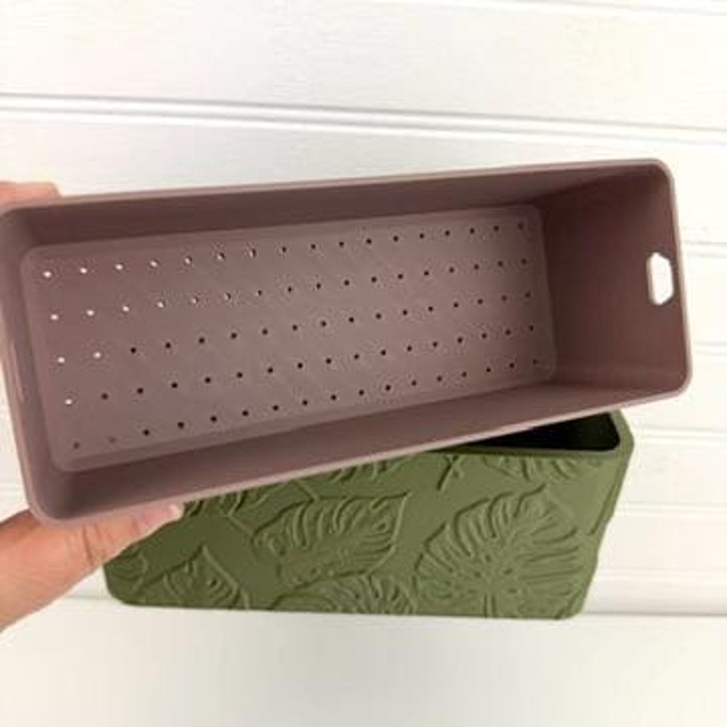 Monstera Wall Planter, Indoor Hanging Plant Pot, Monstera Leaf Design