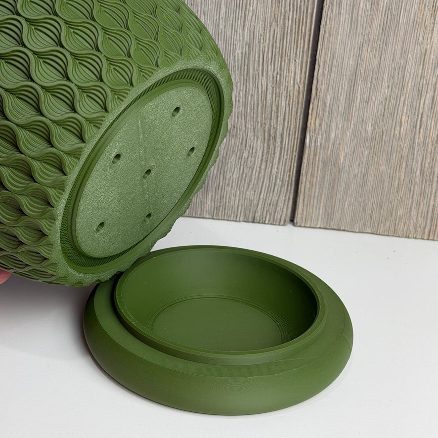 Bloom Planter, Tabletop Indoor Plant Pot, Organic Textured Design