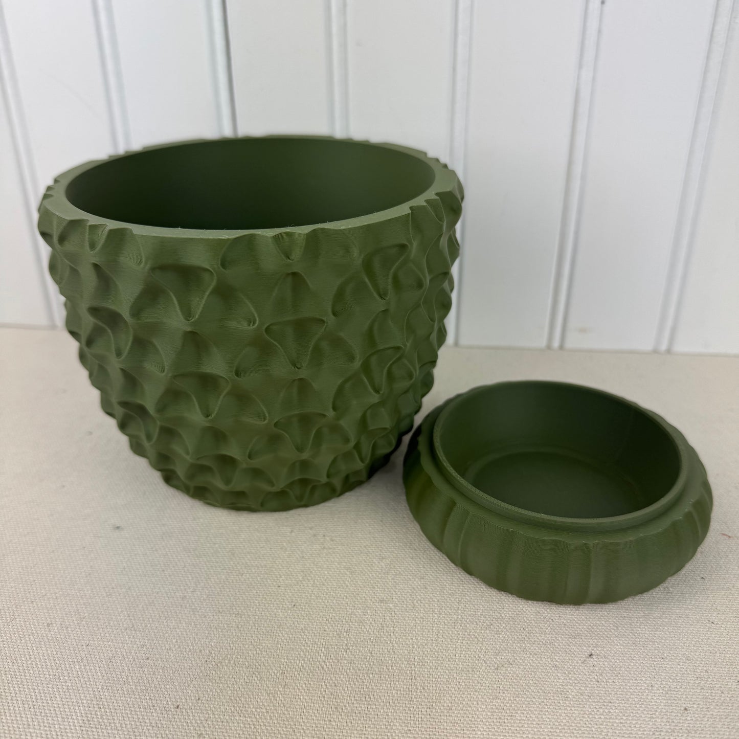 Tri-Wave Planter Pot, Indoor Flower Pot